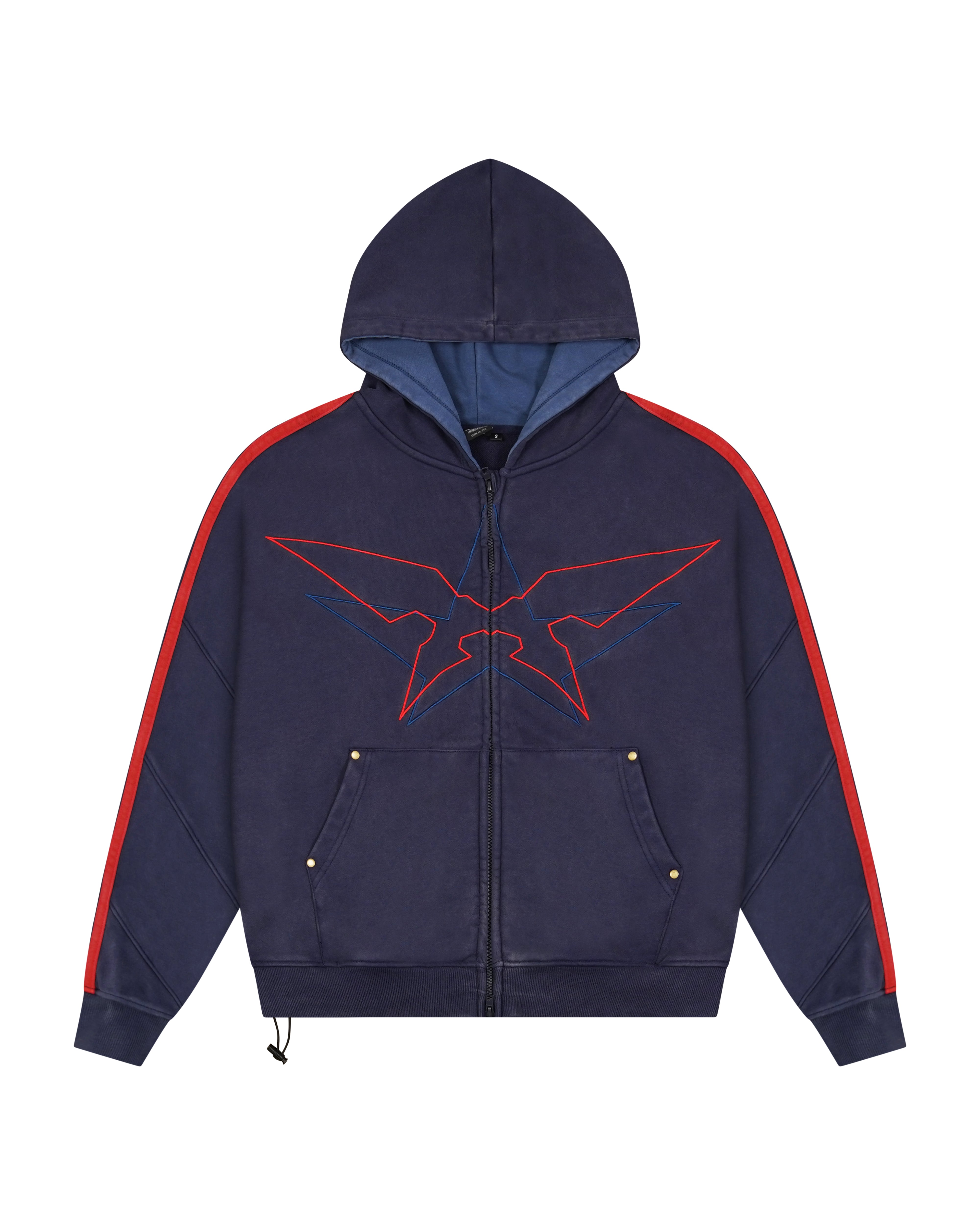 Simon Gurren Lagann zip-up blue