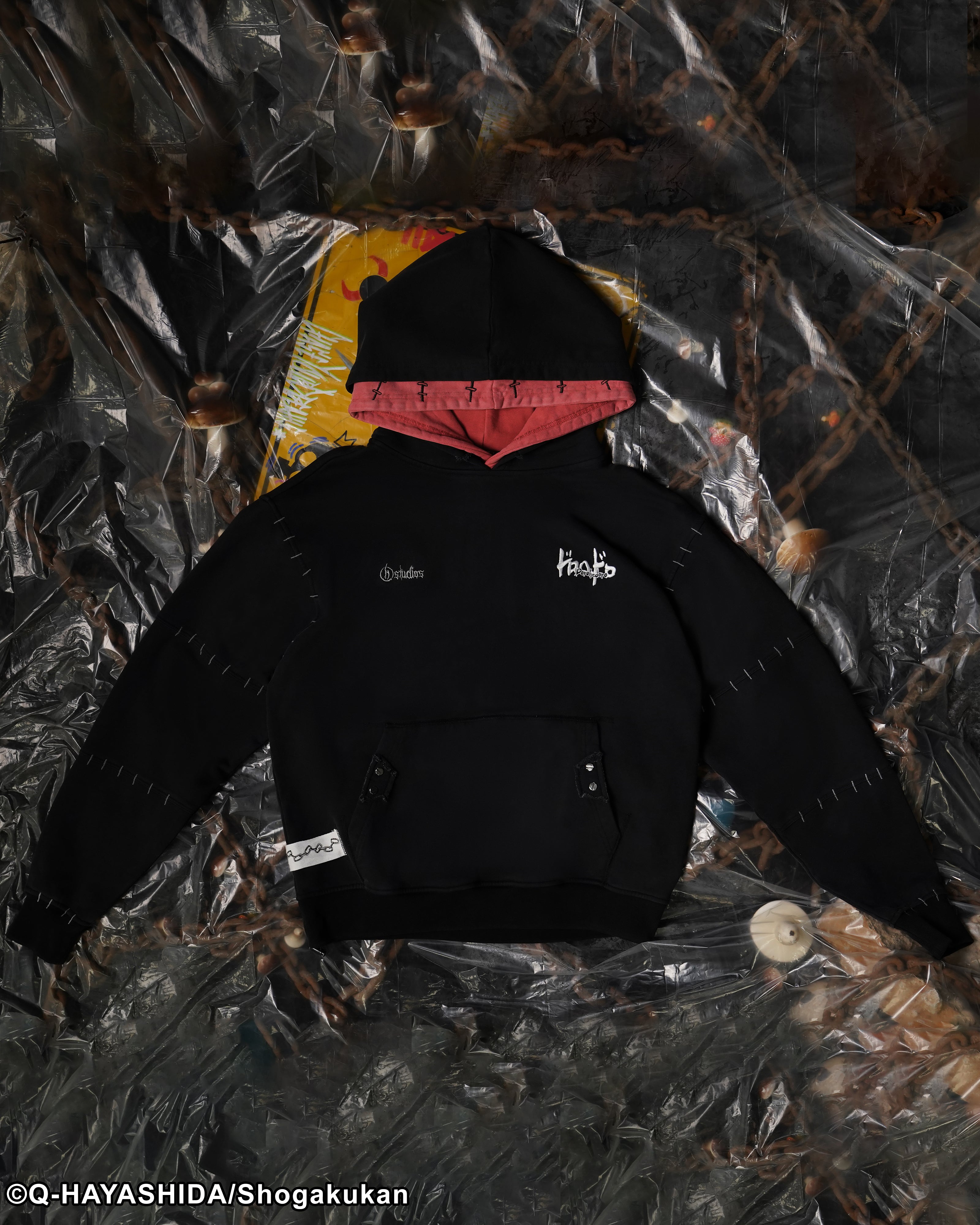 Dorohedoro Shin double hood hoodie