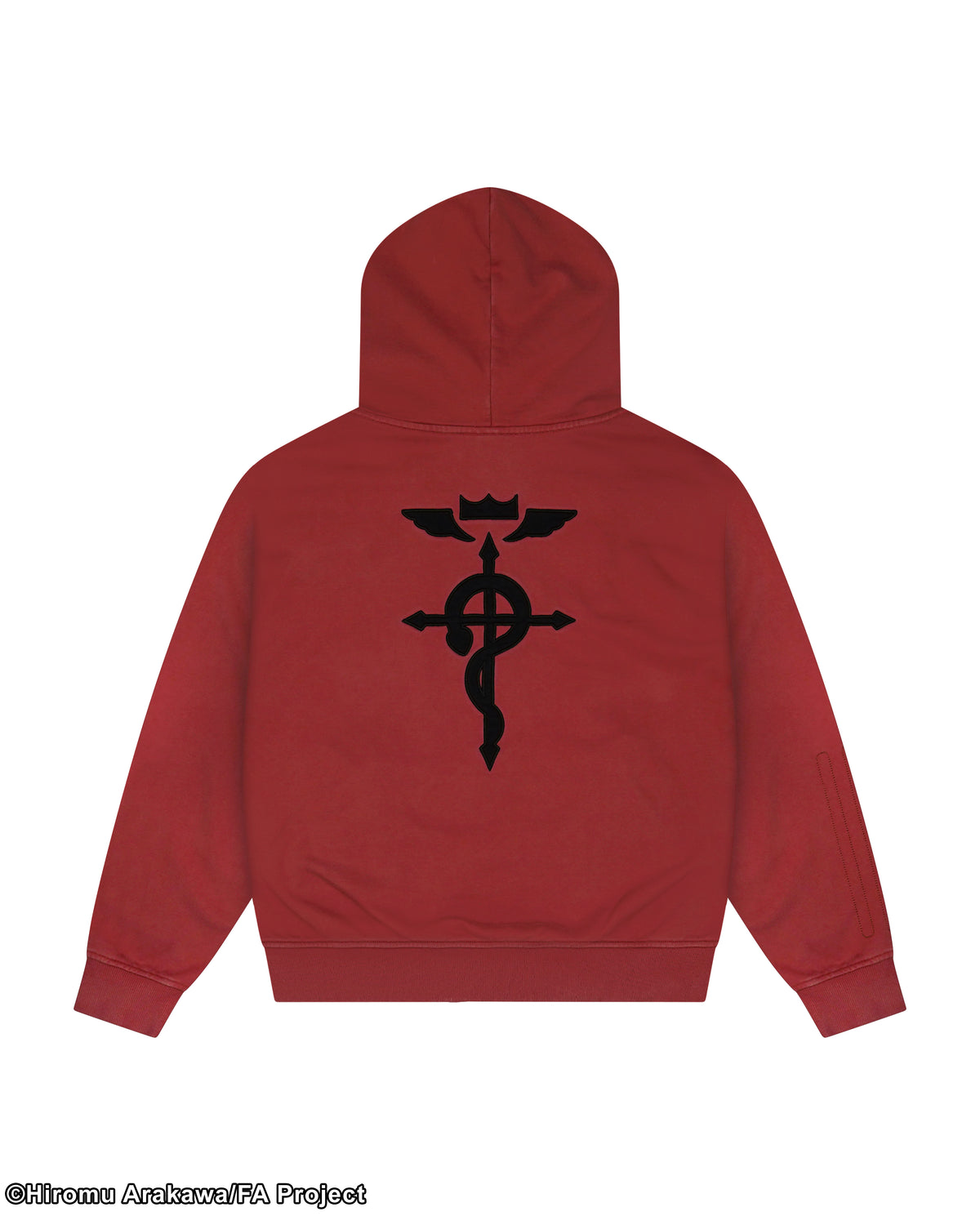 Fullmetal Alchemist Brotherhood Ed Asymmetrical red hoodie