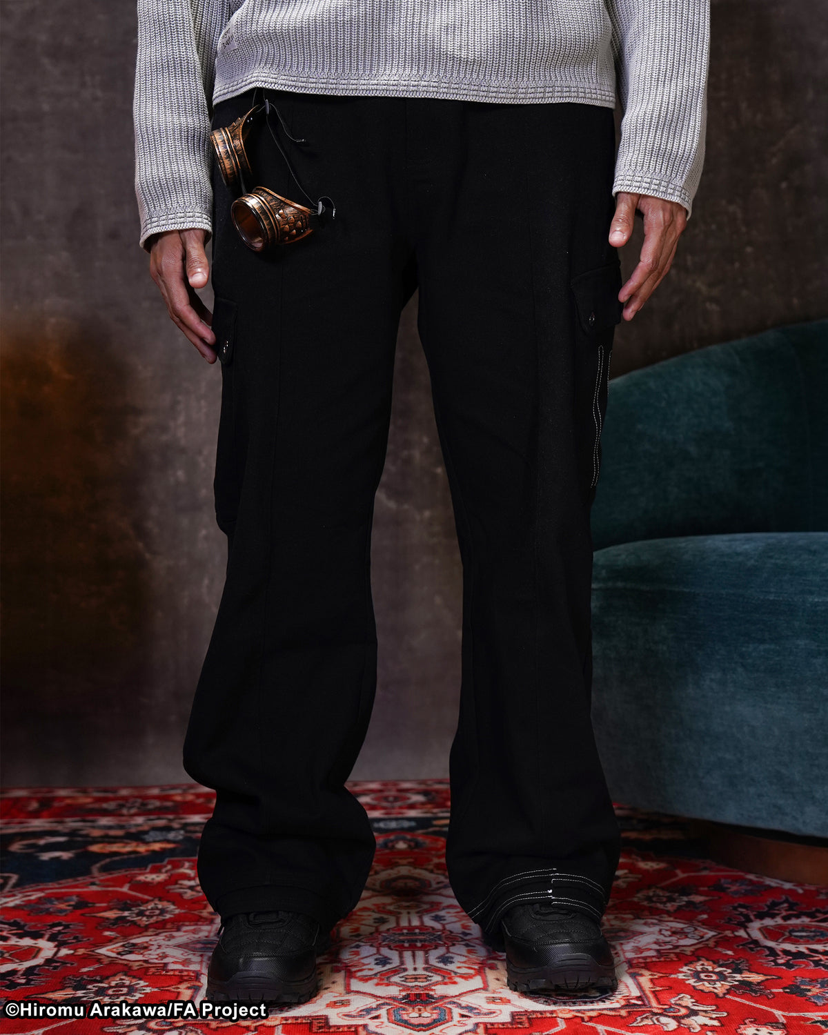 FMAB Ed deconstructed cargo pants