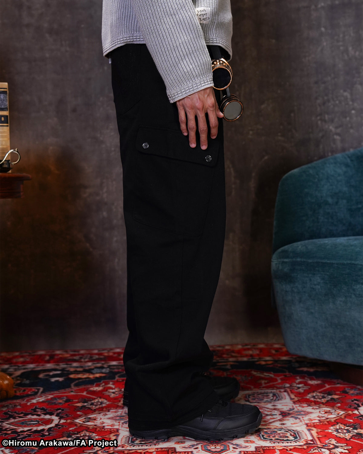 FMAB Ed deconstructed cargo pants