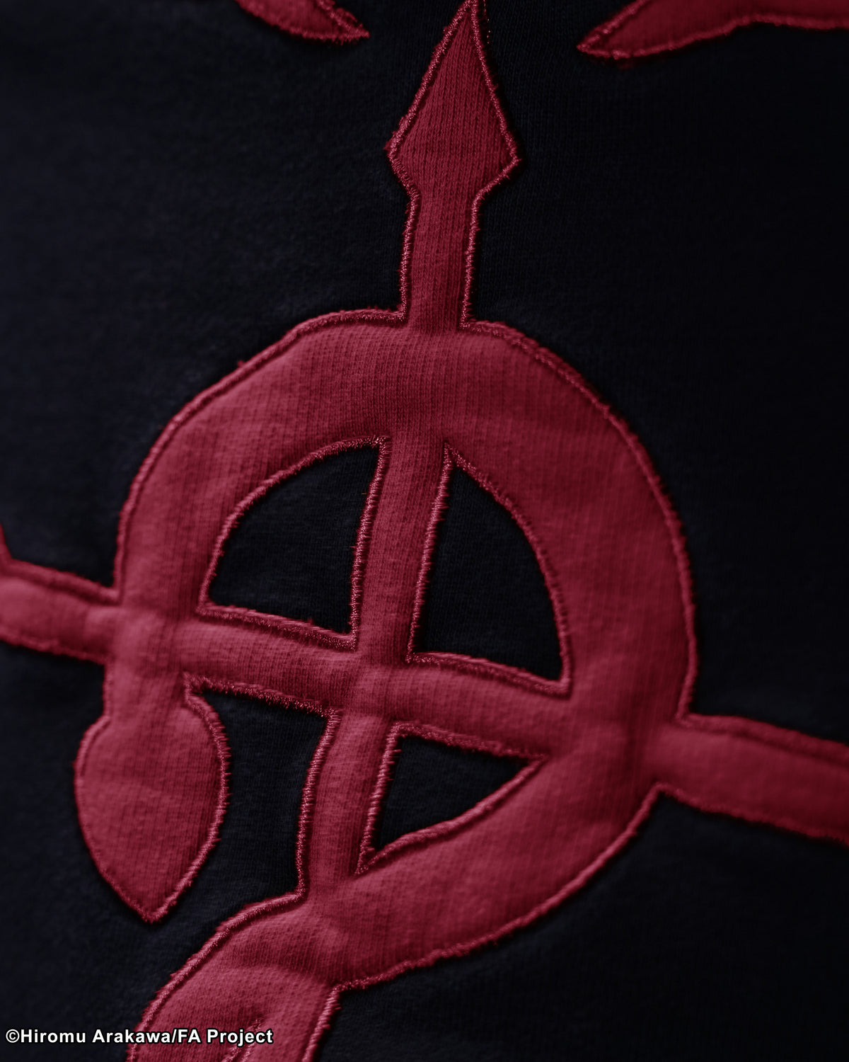 Fullmetal Alchemist Brotherhood Ed Asymmetrical black hoodie
