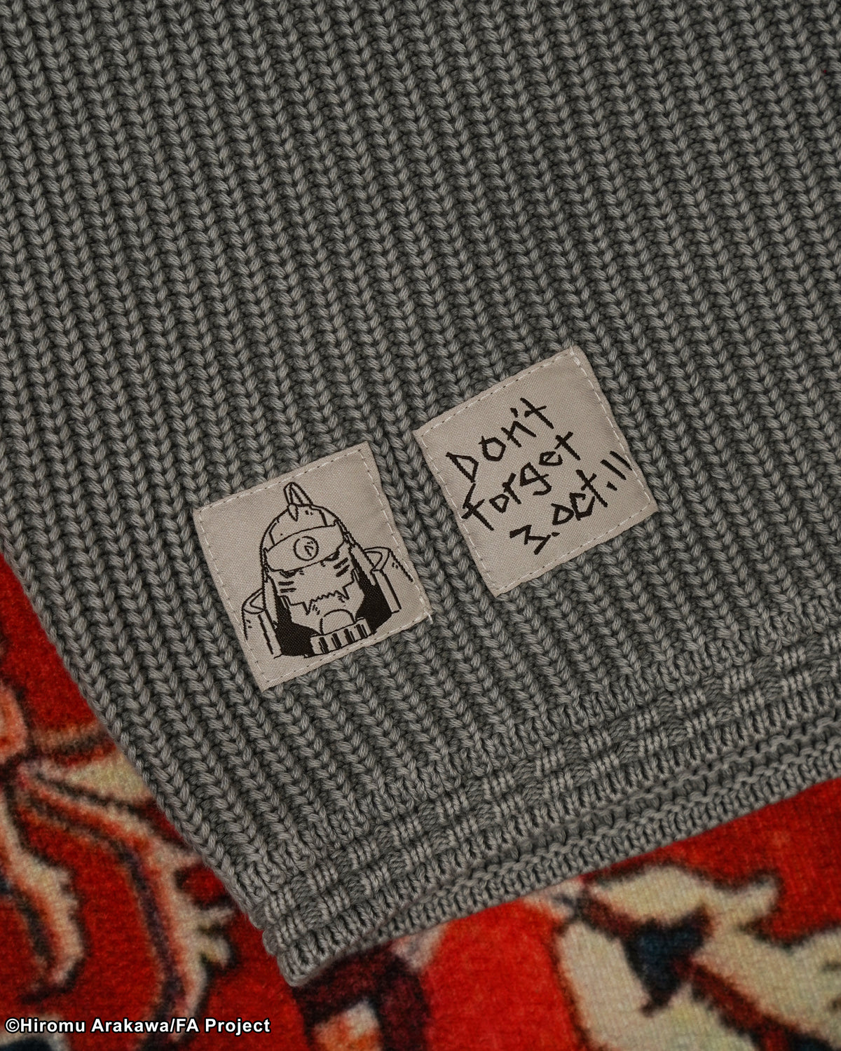 Fullmetal Alchemist Brotherhood Al's cable knit sweater