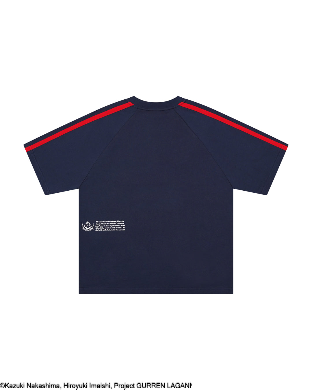 Gurren Lagann subtle anime character blue short sleeve tee