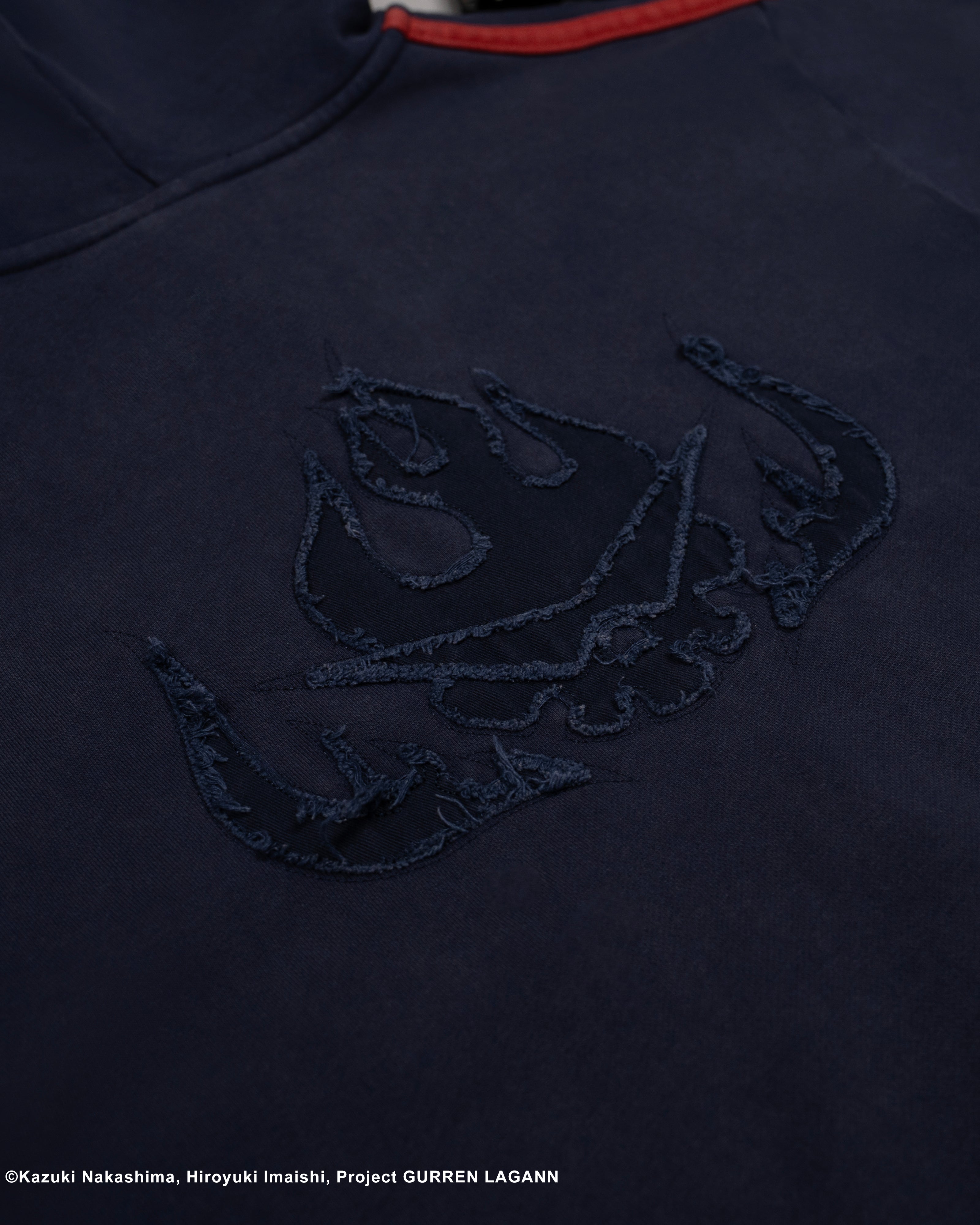Simon Gurren Lagann zip-up blue