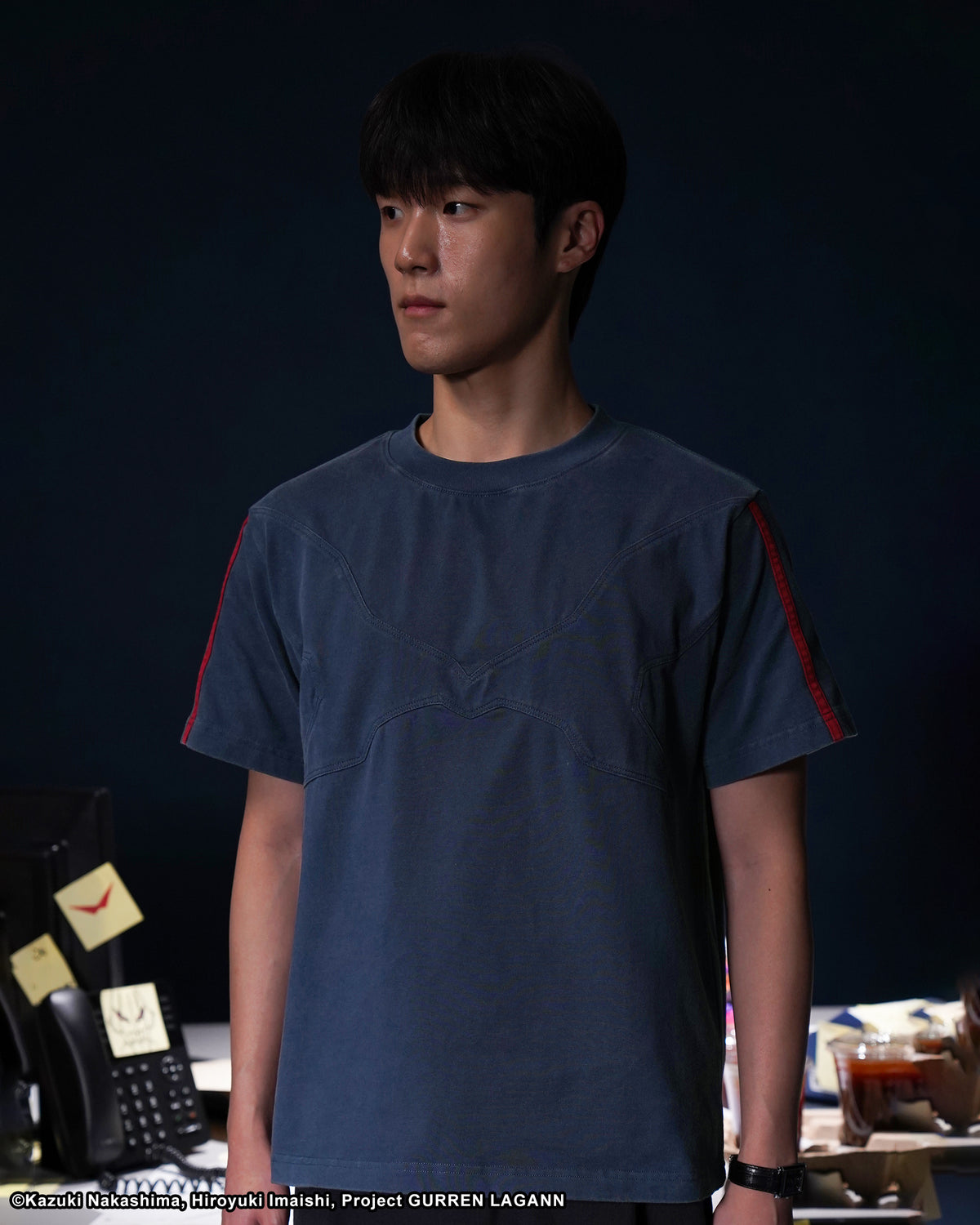 SUPER GALAXY GURREN TEE NAVY