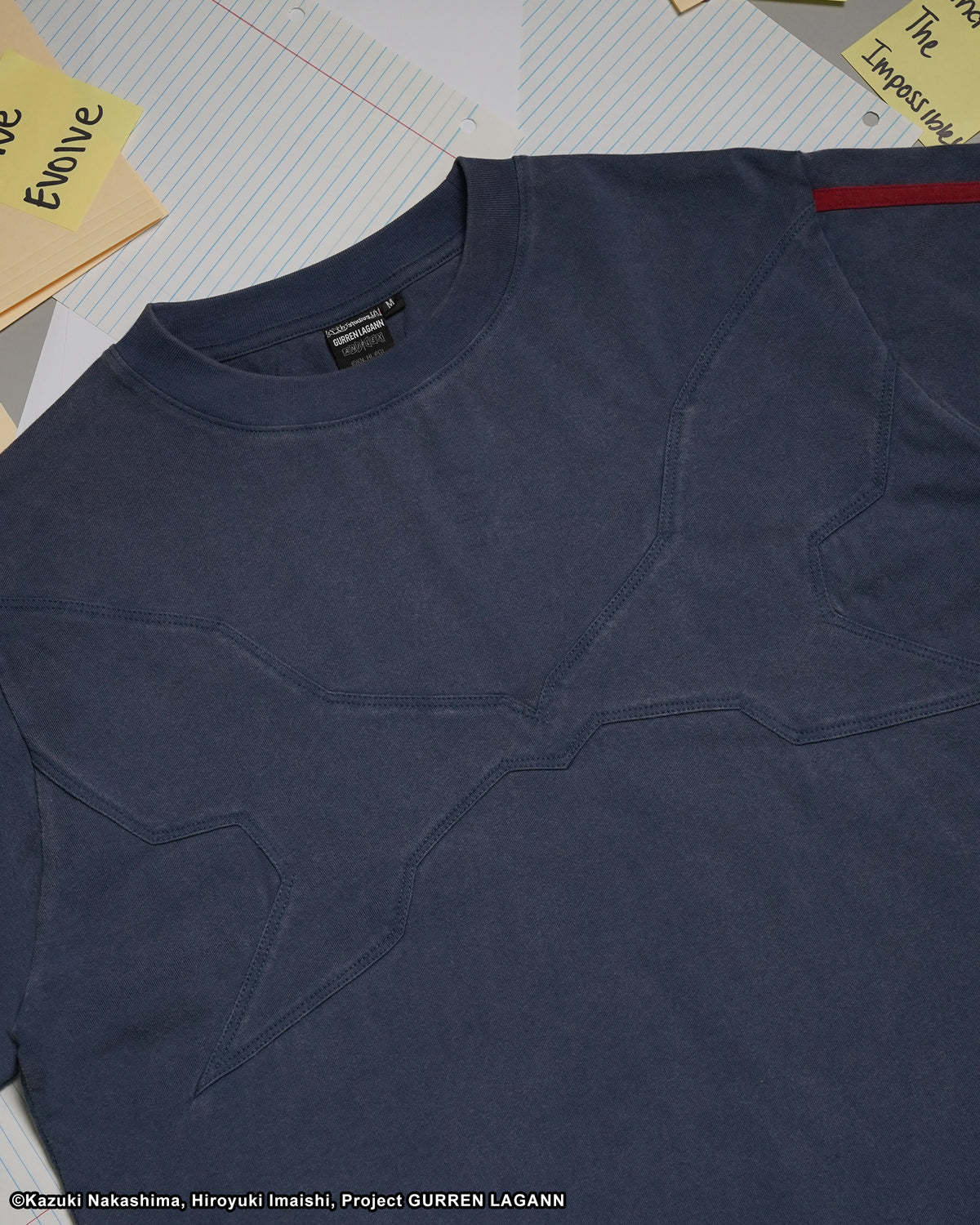 SUPER GALAXY GURREN TEE NAVY