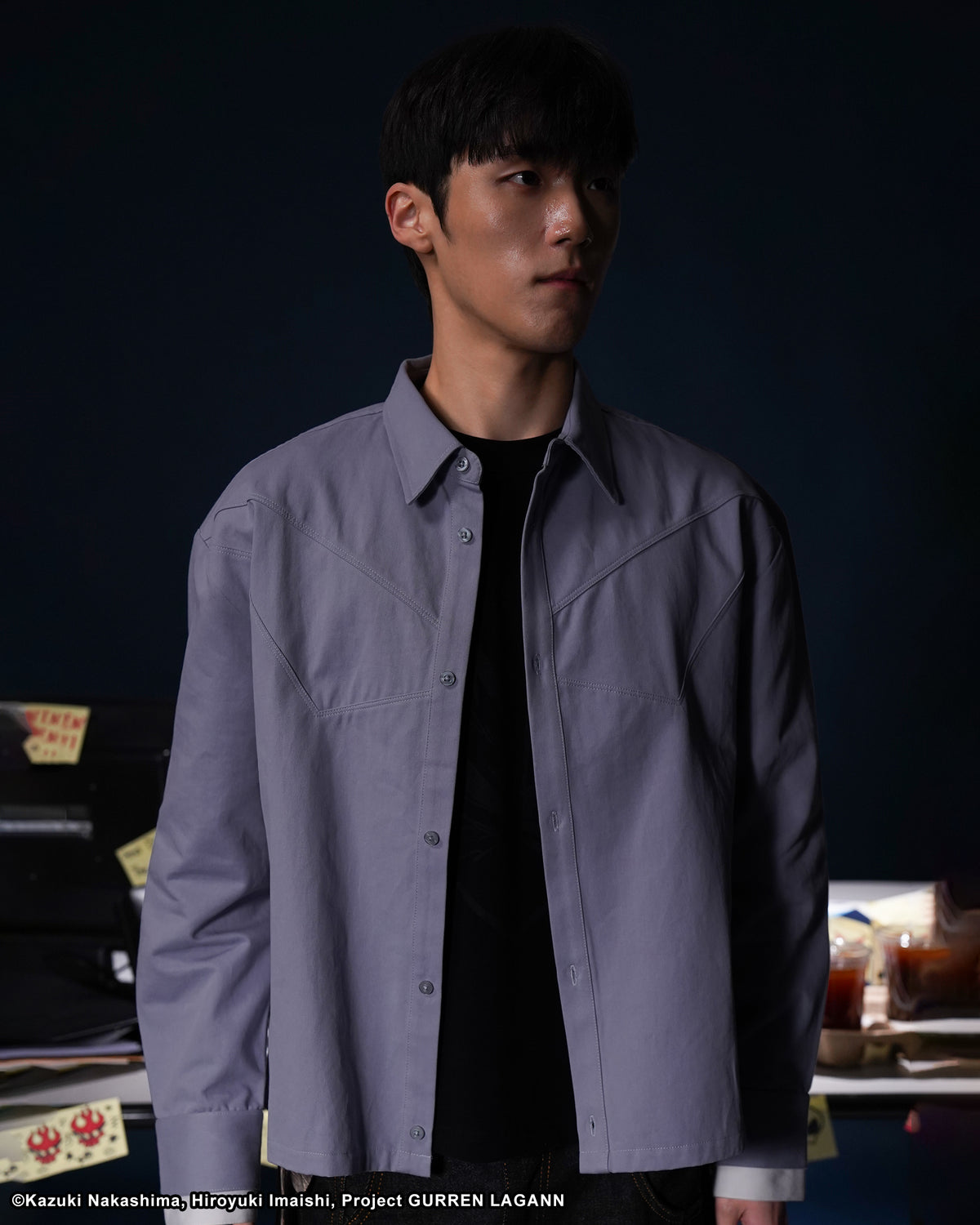 KAMINA GURREN LAGANN BUTTON UP