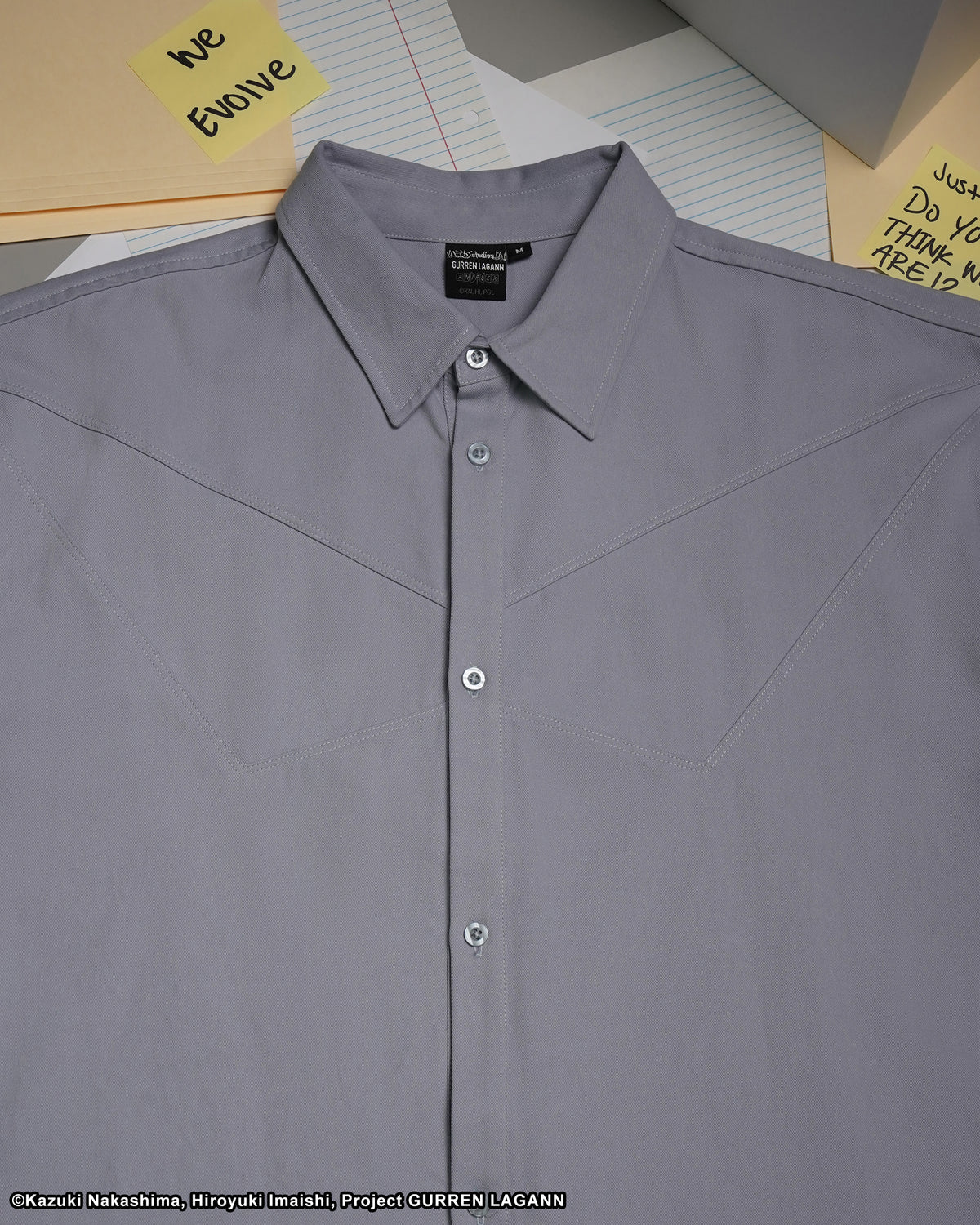 KAMINA GURREN LAGANN BUTTON UP