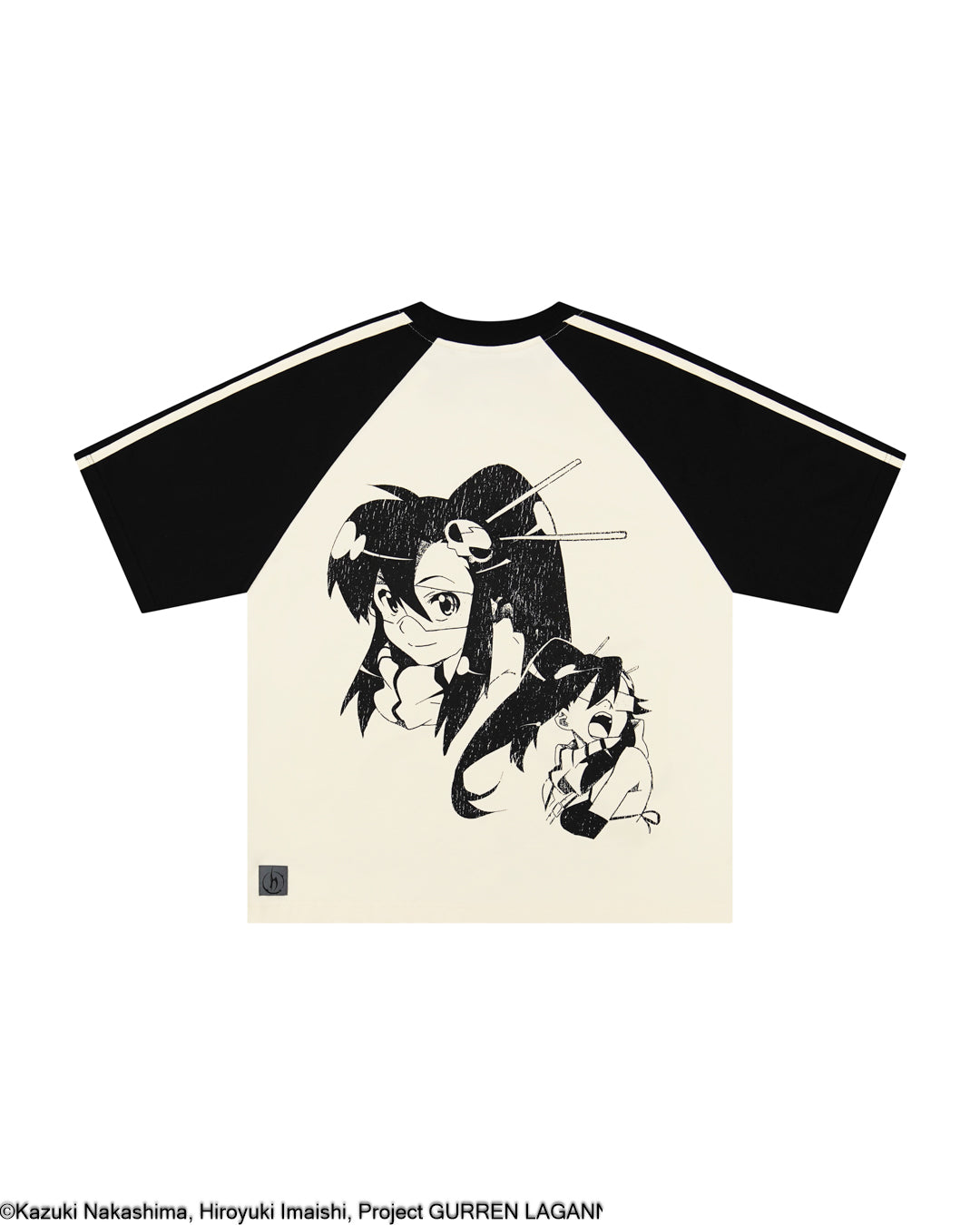 Off white raglan tee Yoko Gurren Lagann