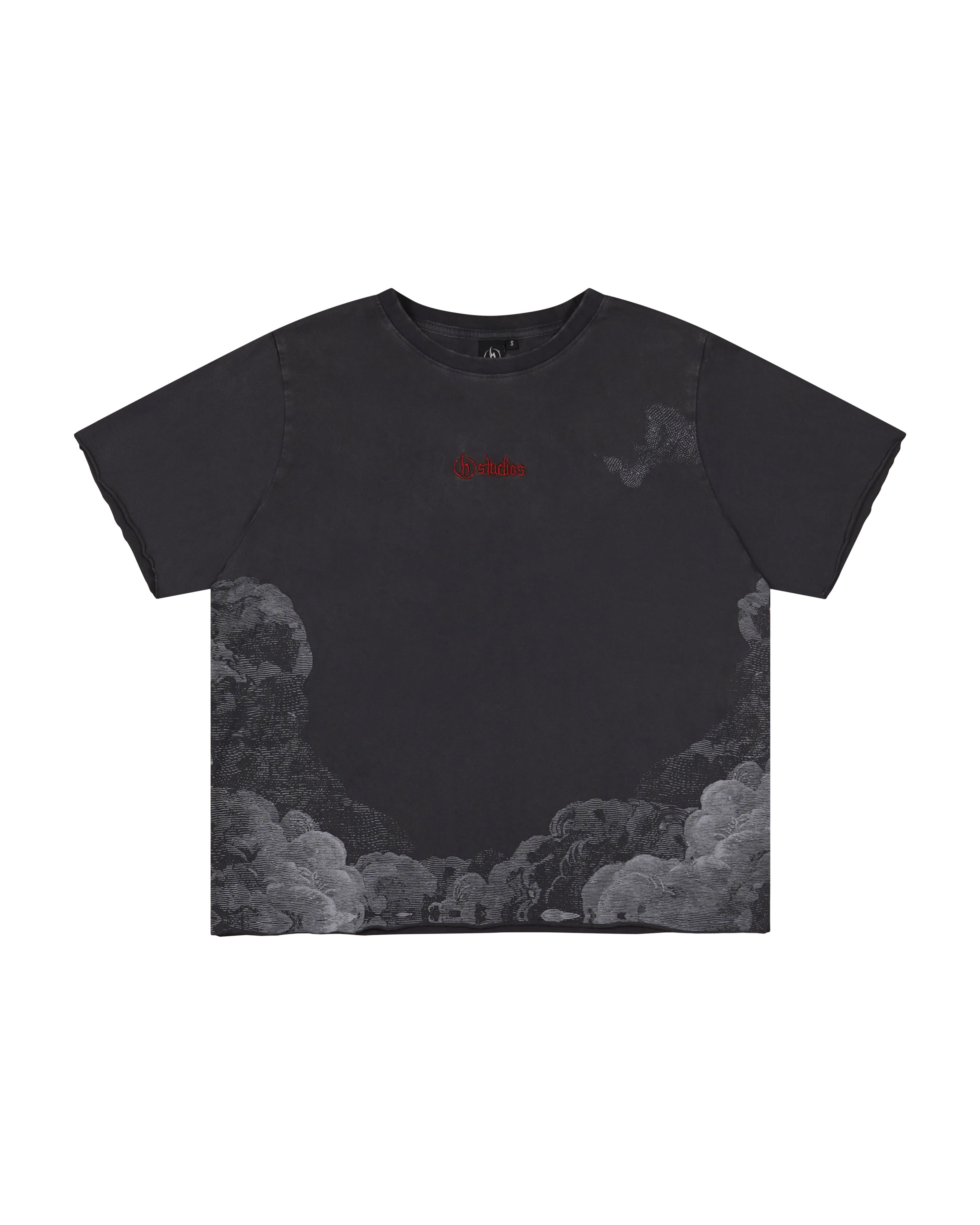 Grey dark fantasy harpy queen relaxed tee