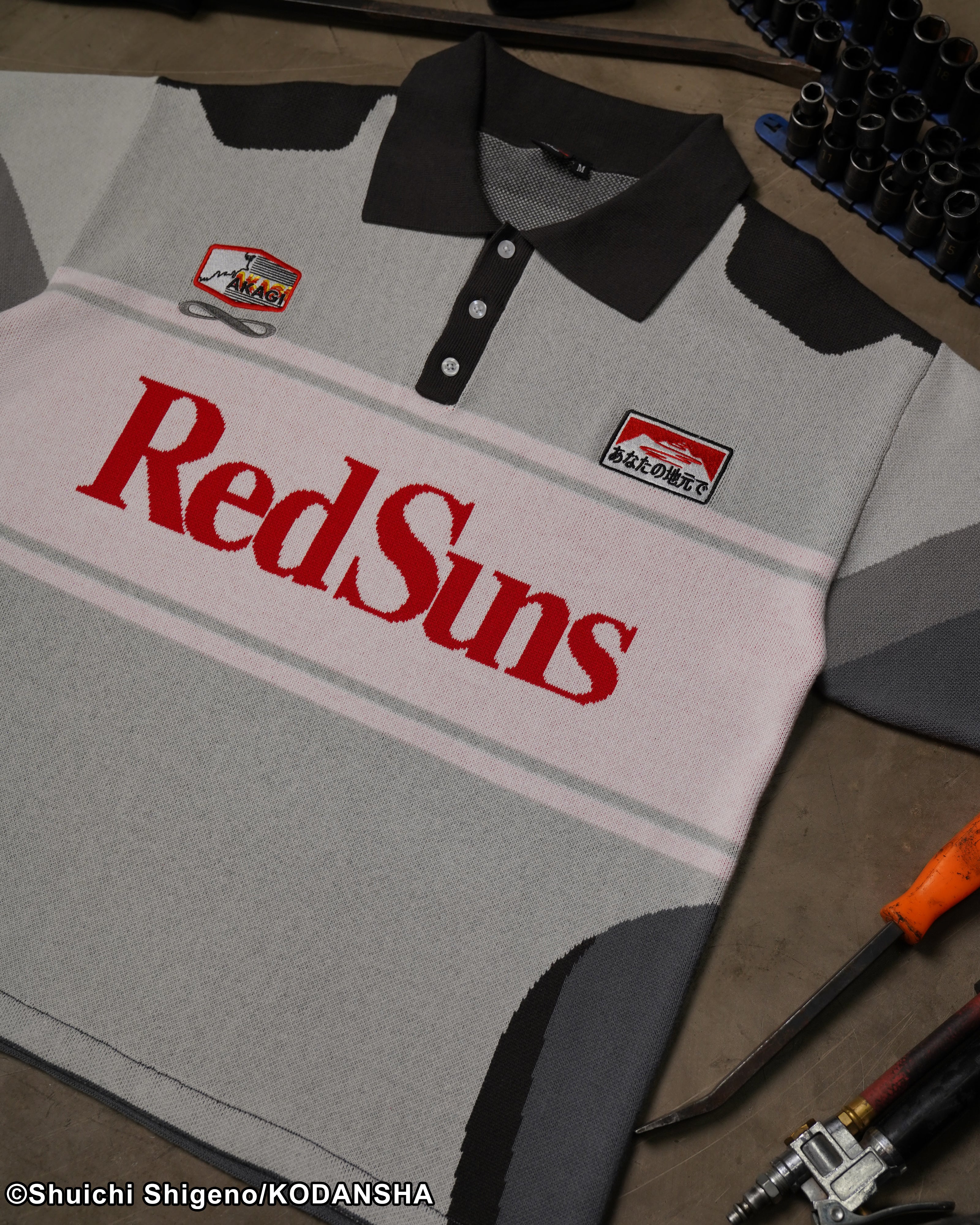 InitialD RedSuns knitted t-shirt