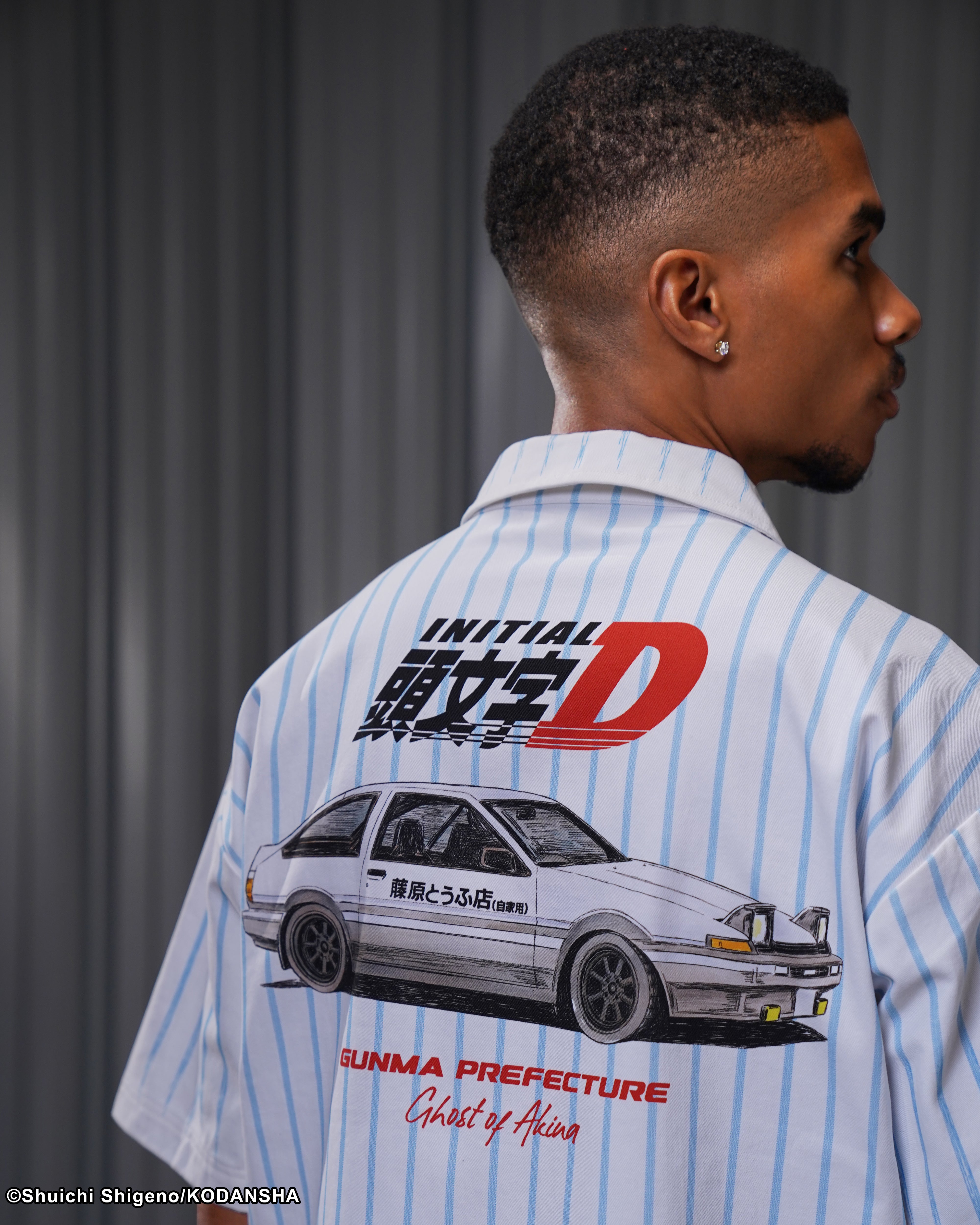 Initial D mechanic work shirt