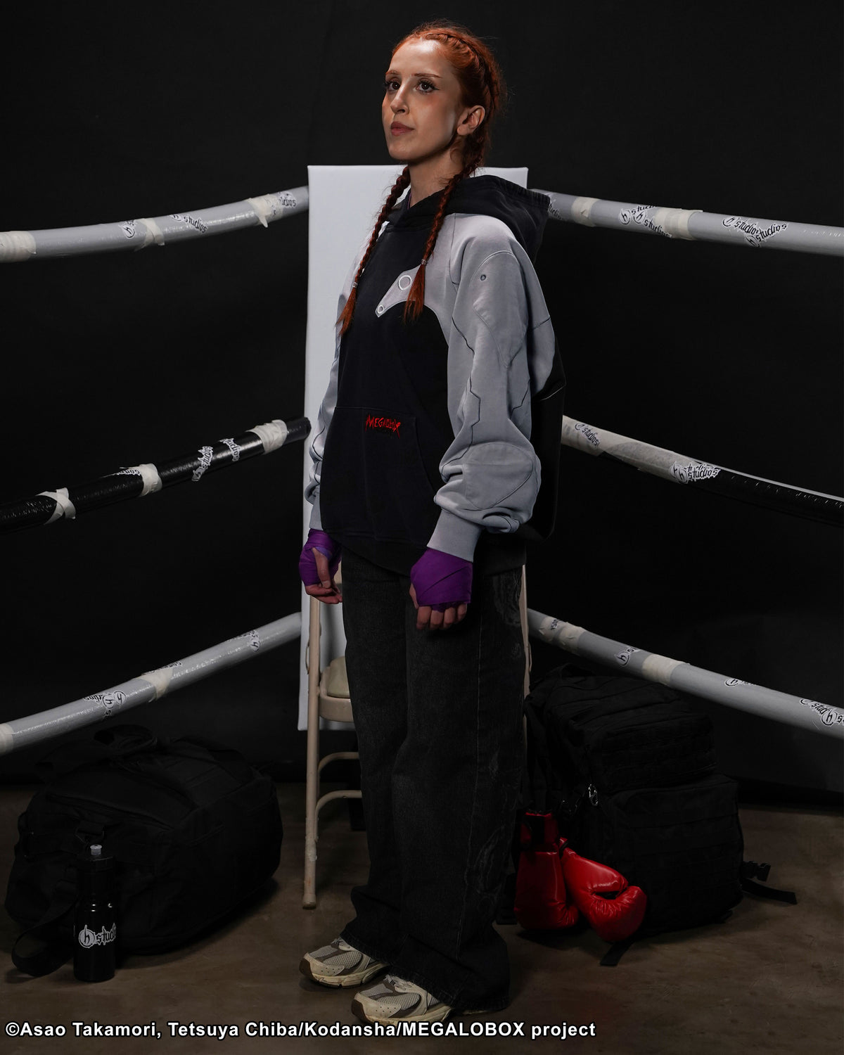 MEGALOBOX YURI PURPLE HOODIE