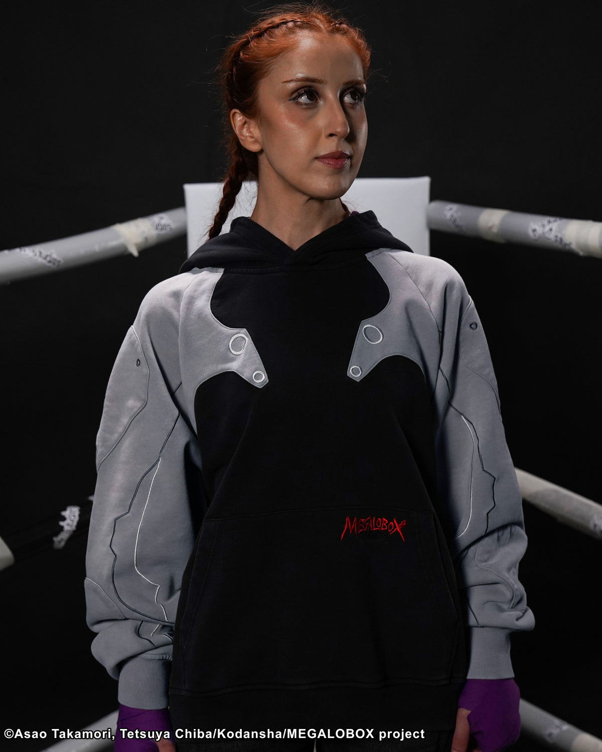 MEGALOBOX YURI PURPLE HOODIE