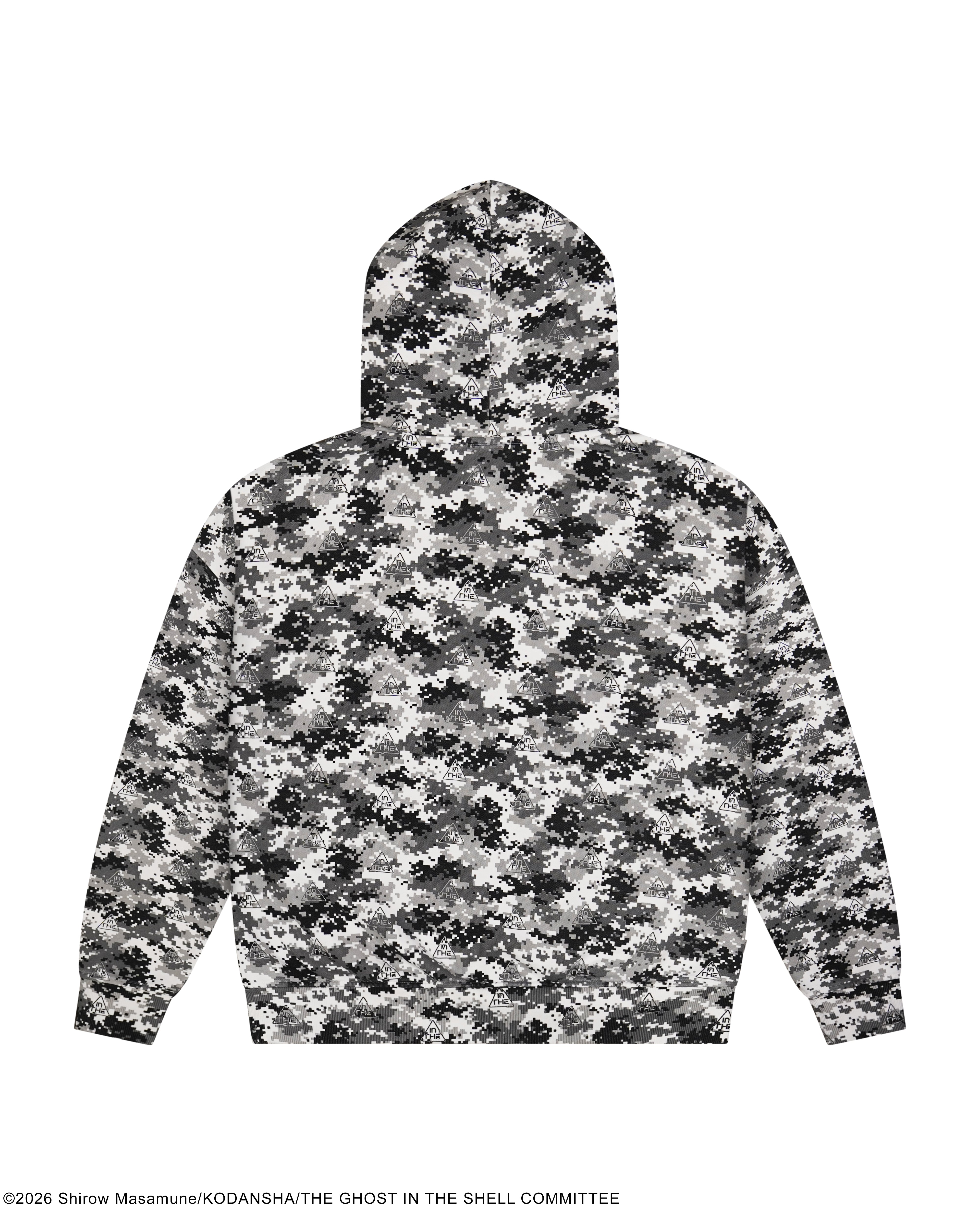 The Ghost in the Shell grey camo hoodie
