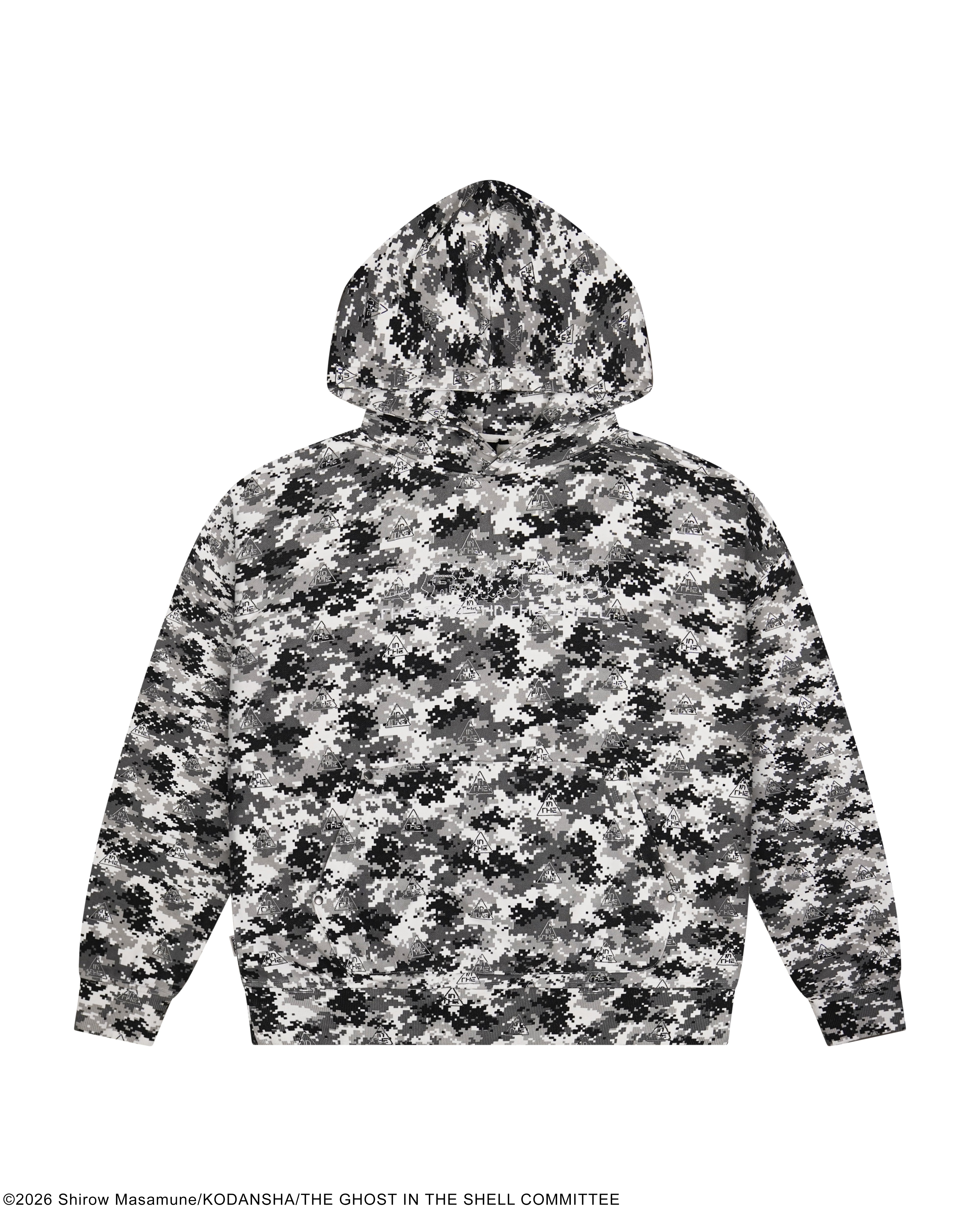 The Ghost in the Shell grey camo hoodie