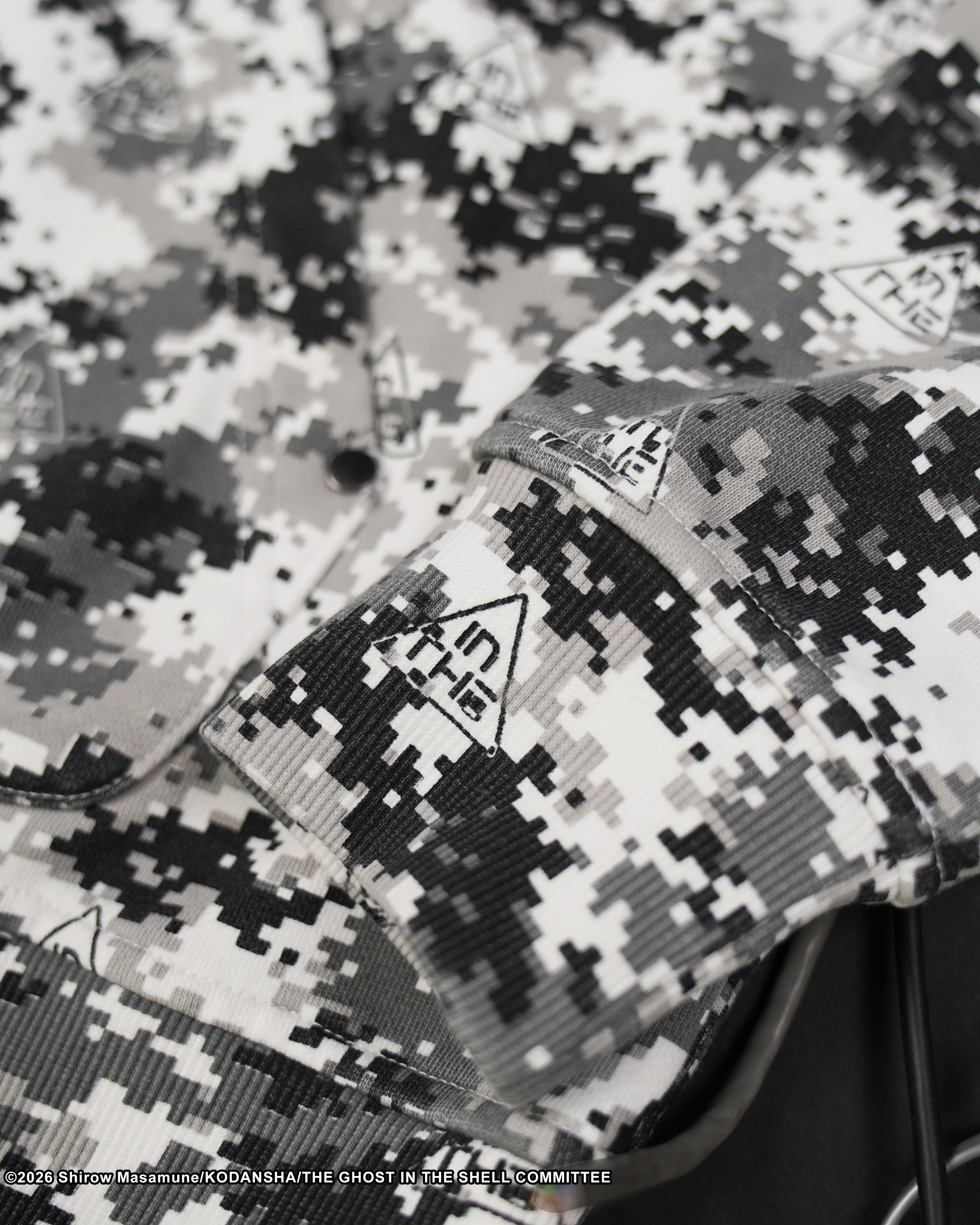 The Ghost in the Shell grey camo hoodie