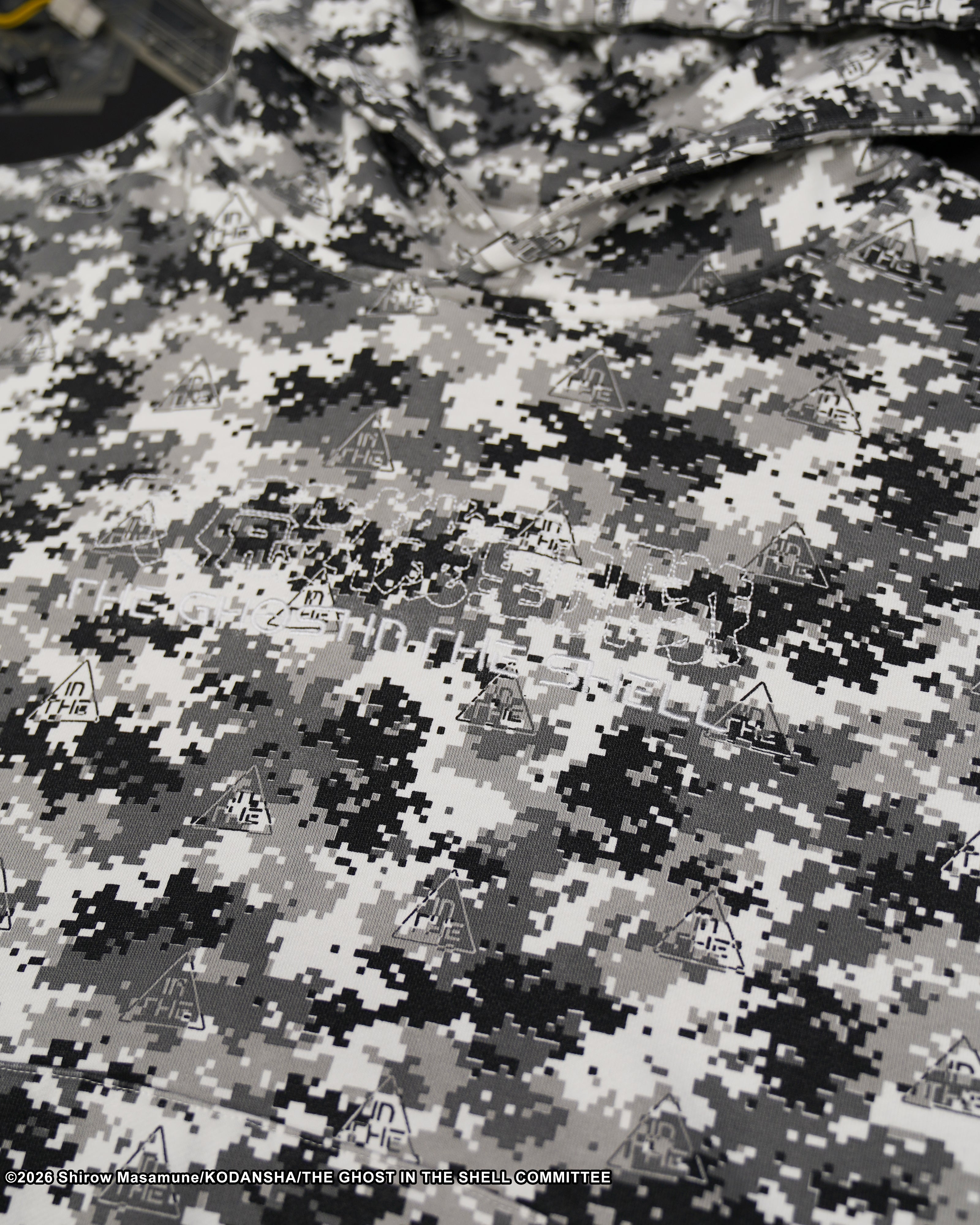 The Ghost in the Shell grey camo hoodie