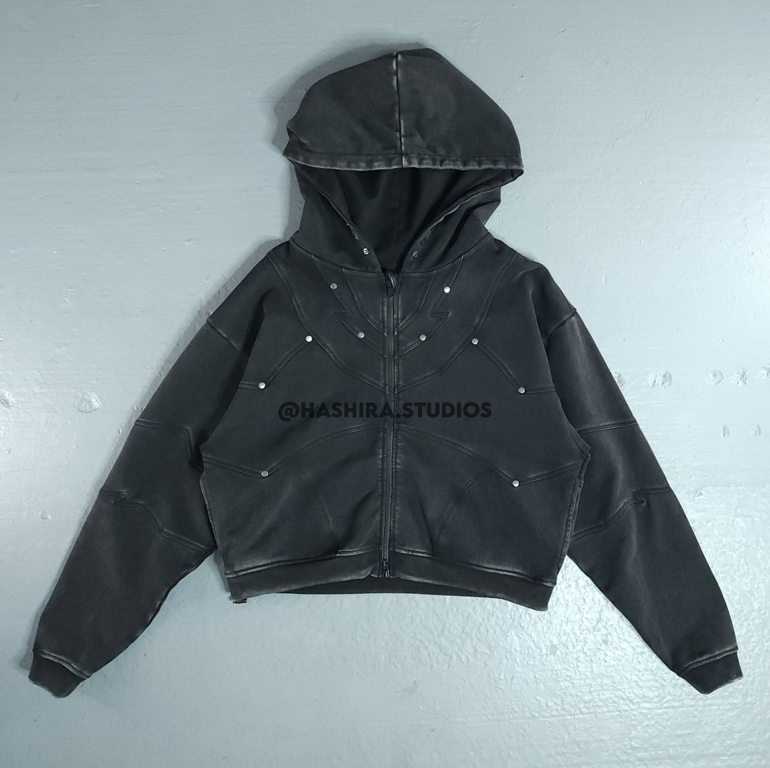Cropped Heavy Armor Hoodie (Preview) – Hashira Studios