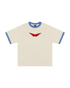 Gurren Lagann sublte anime character cream short sleeve tee 
