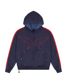 Simon Gurren Lagann zip-up blue 