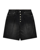 Black denim jorts Yoko Gurren Lagann
