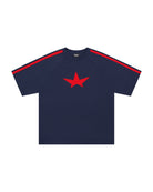 Gurren Lagann sublte anime character blue short sleeve tee 