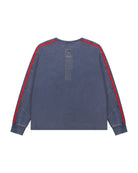 Gurren Lagann Simon blue long sleeve henley 