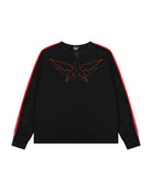 Gurren Lagann Simon black long sleeve henley 