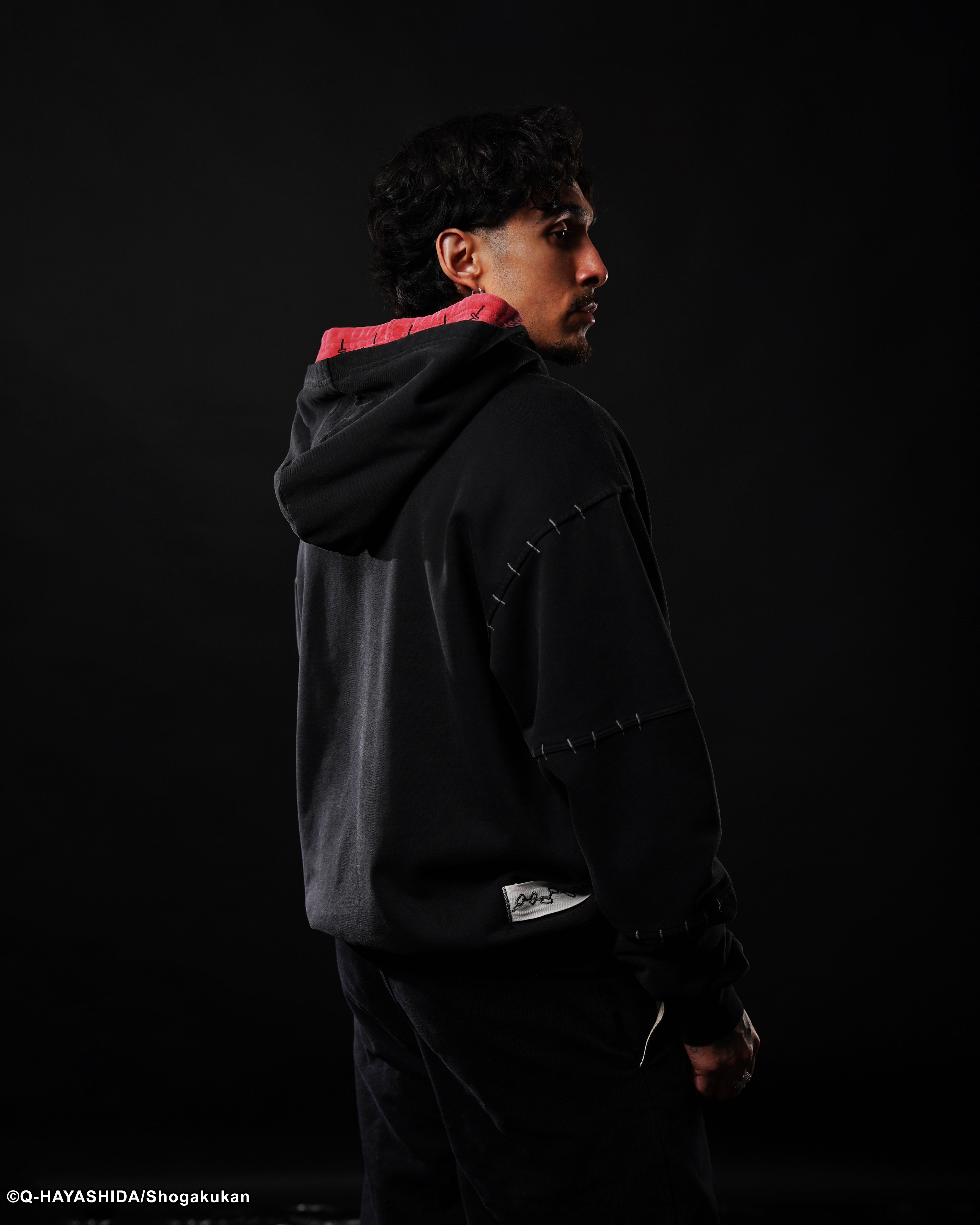 Dorohedoro Shin double hood hoodie 