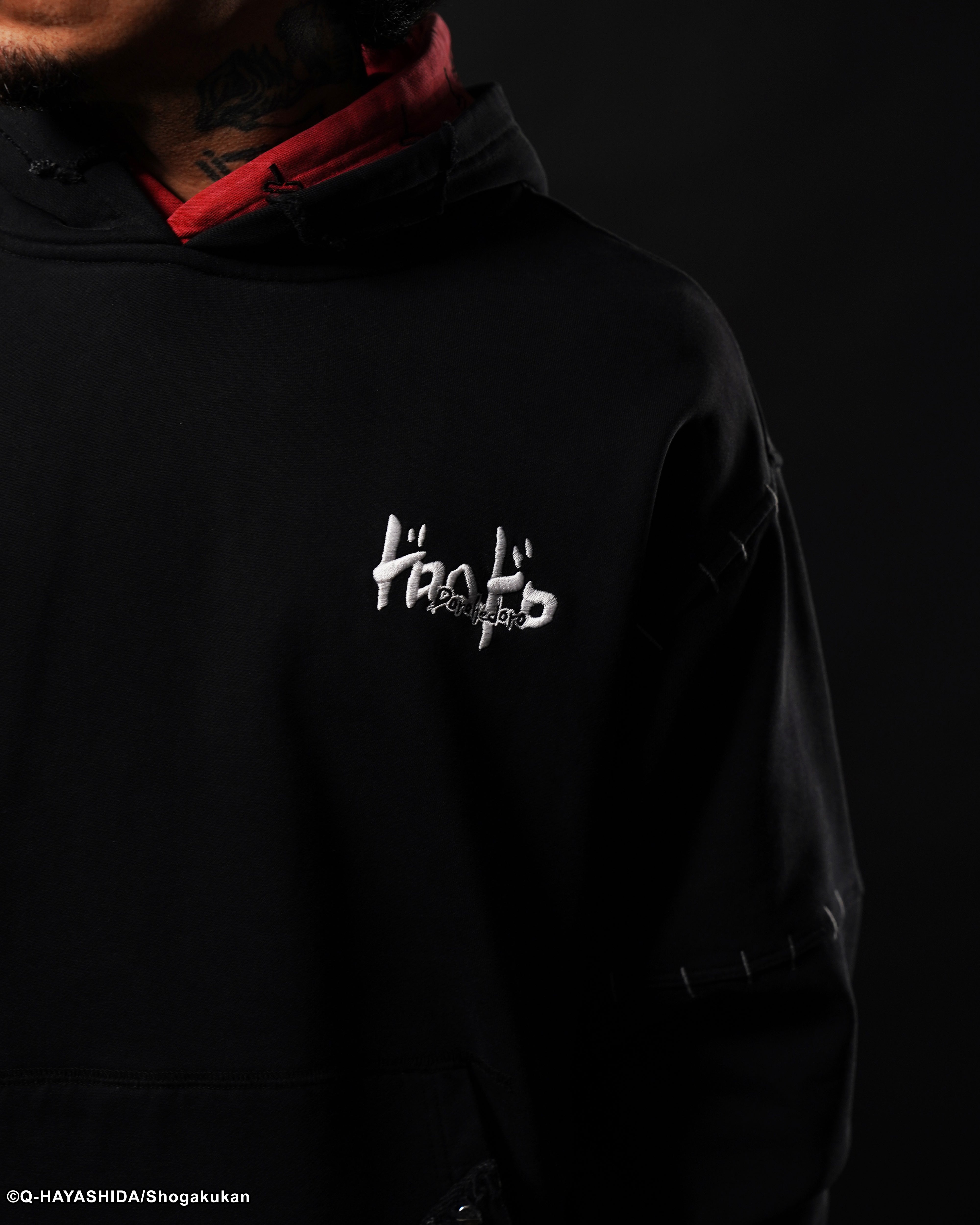 Dorohedoro Shin double hood hoodie 