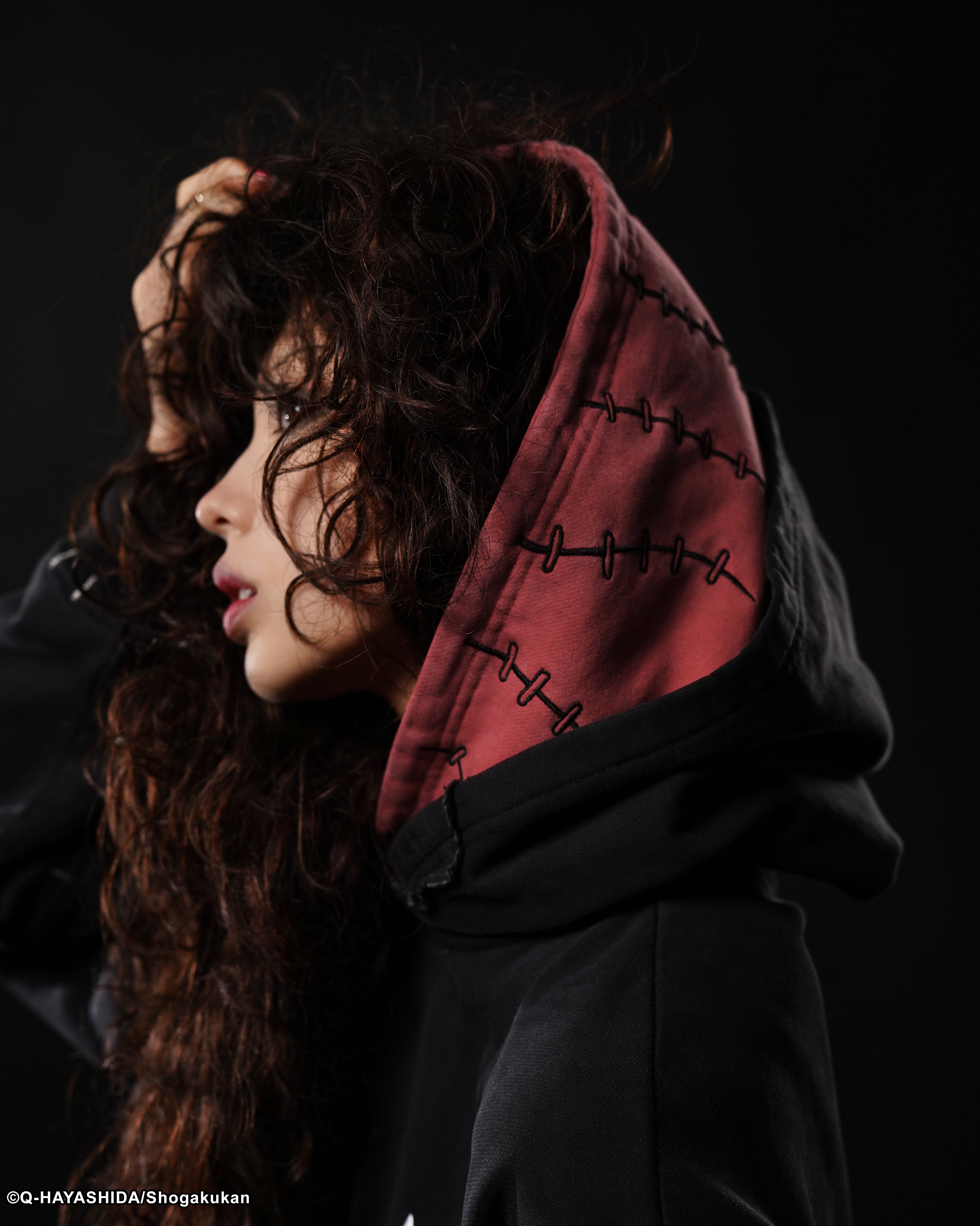 Dorohedoro Shin double hood hoodie 