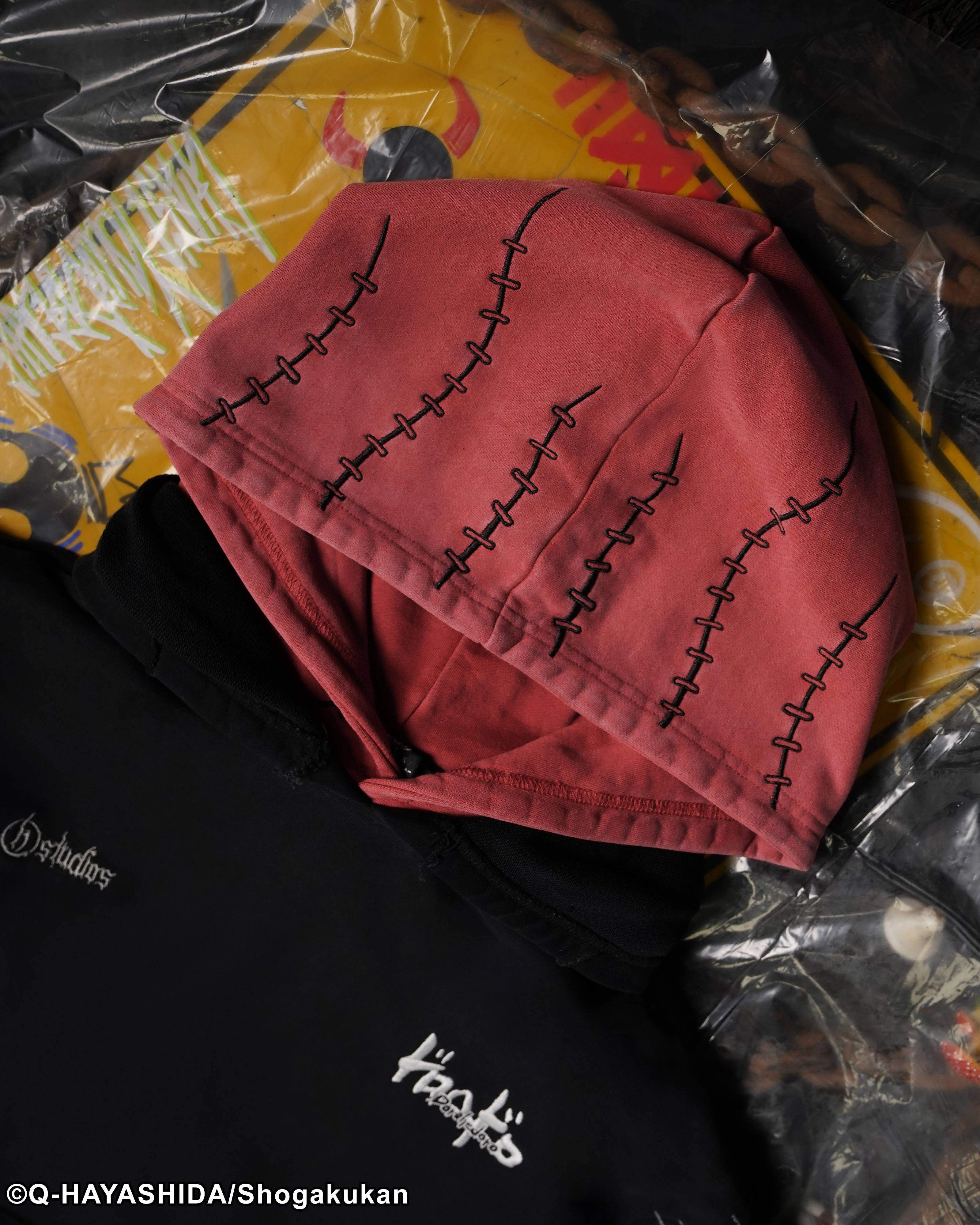 Dorohedoro Shin double hood hoodie 