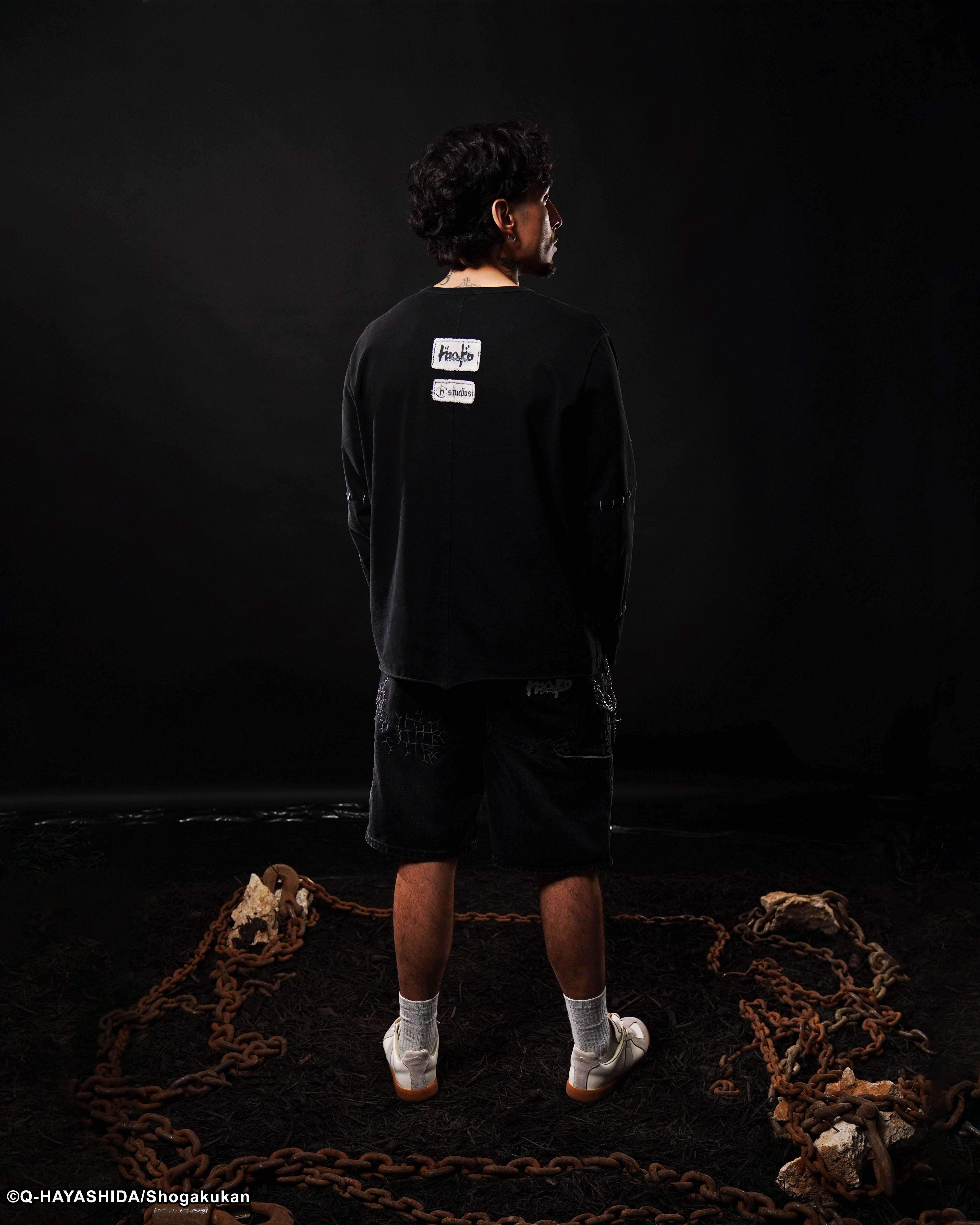 Dorohedoro Shin stitches Henley 