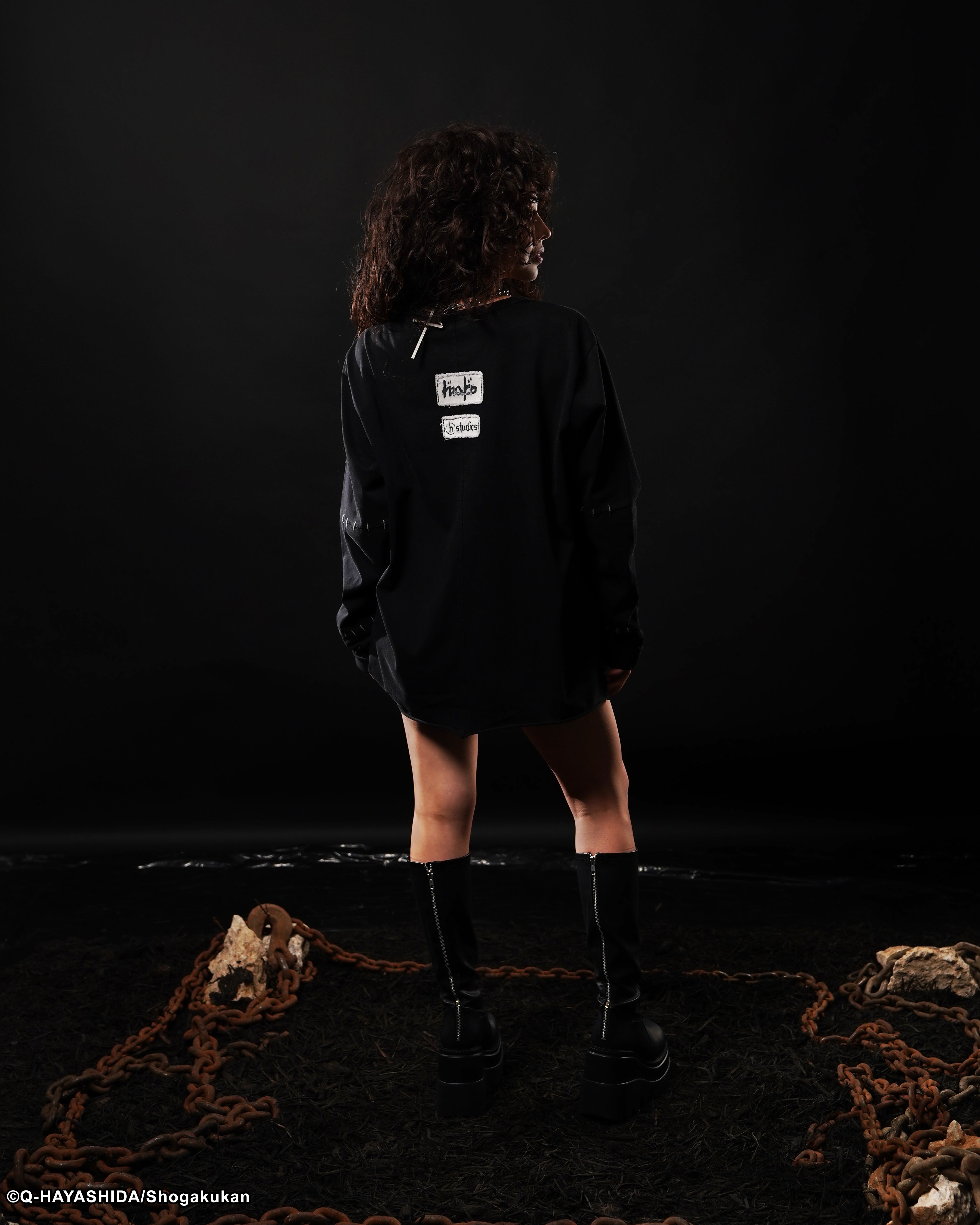 Dorohedoro Shin stitches Henley 