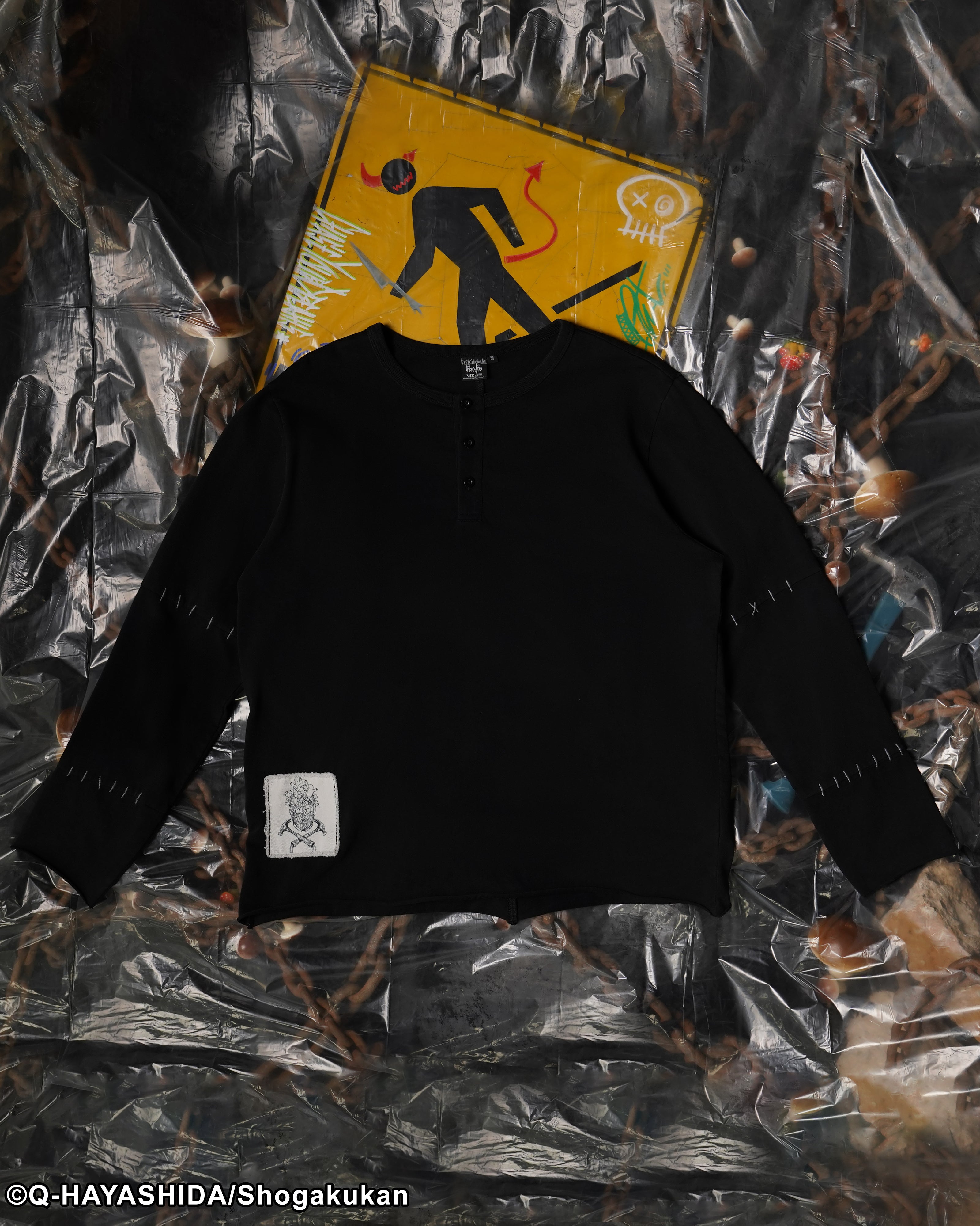 Dorohedoro Shin stitches Henley 