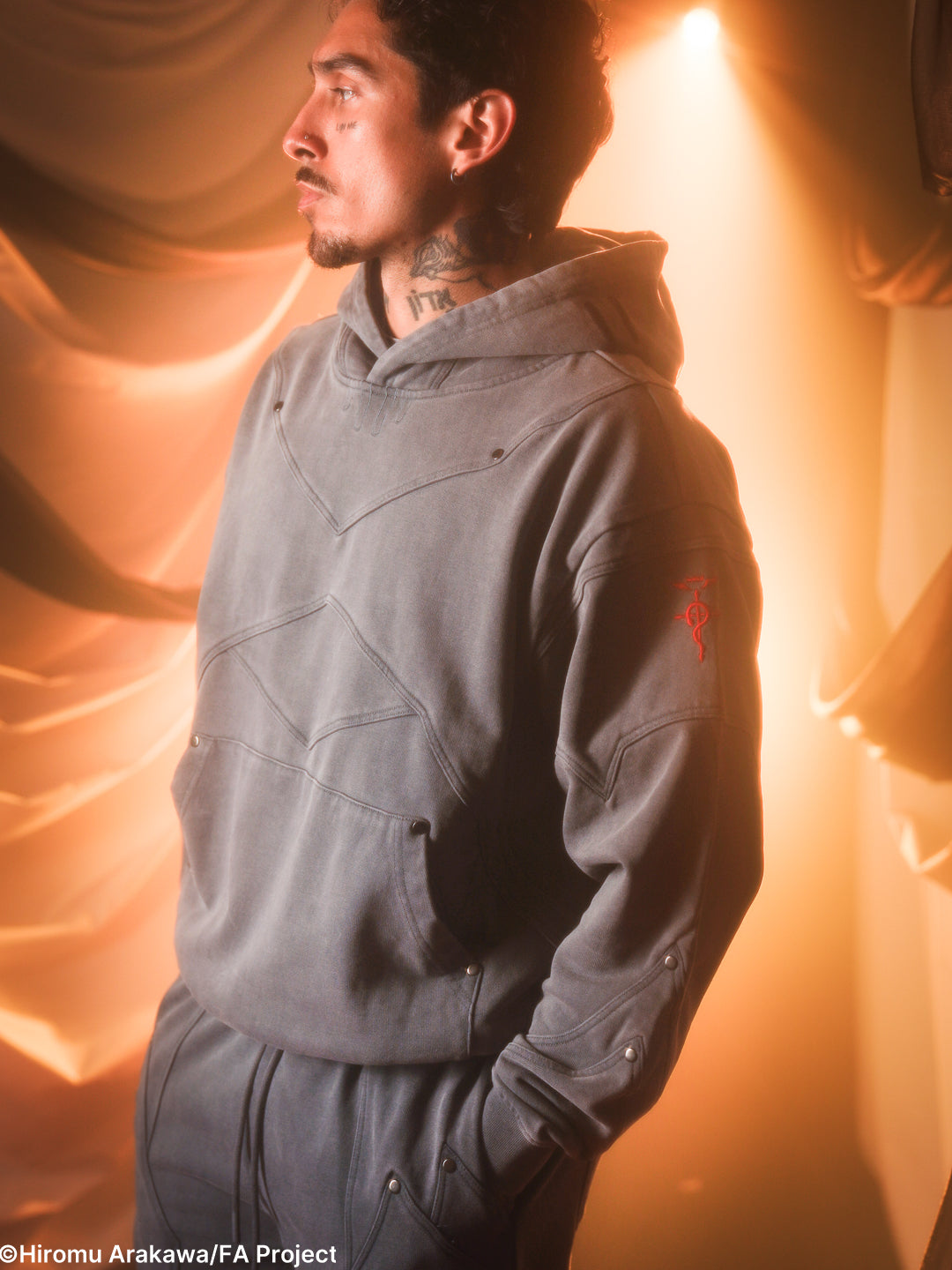 Armored Alchemist Alphonse Gray Hoodie – Hashira Studios
