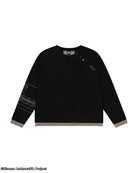 Fullmetal Alchemist black scar inspired asymmetrical Henley 