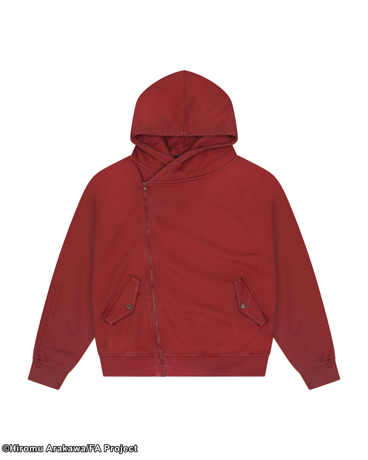 Fullmetal Alchemist Brotherhood Ed Asymmetrical red hoodie 
