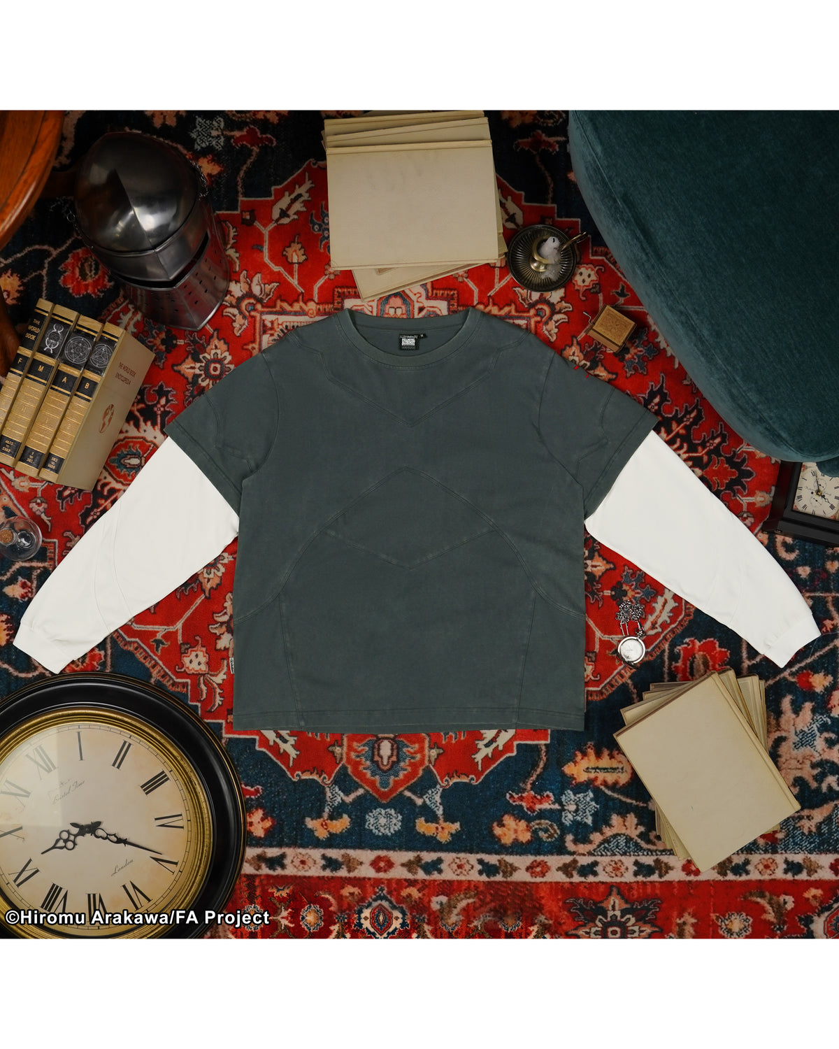 FMAB Alphonse waffle knit long sleeve 