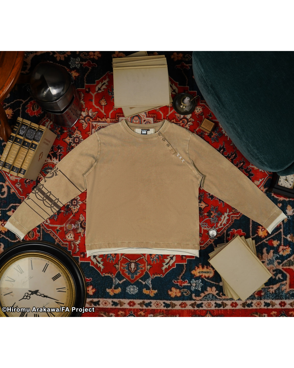 Fullmetal Alchemist Scar Asymmetrical Henley 