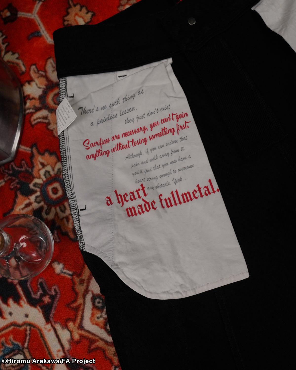 FMAB Ed deconstructed cargo pants 