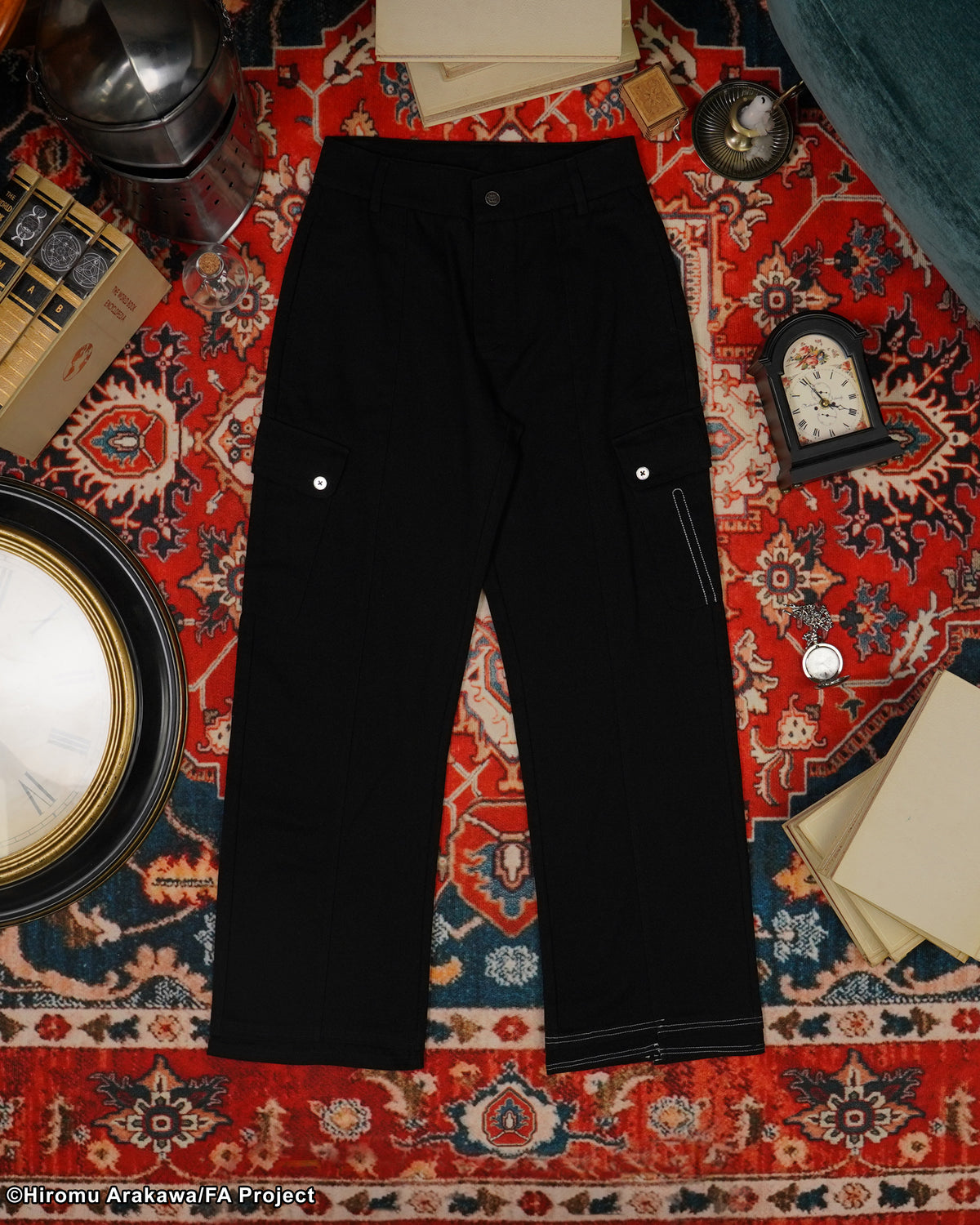 FMAB Ed deconstructed cargo pants 