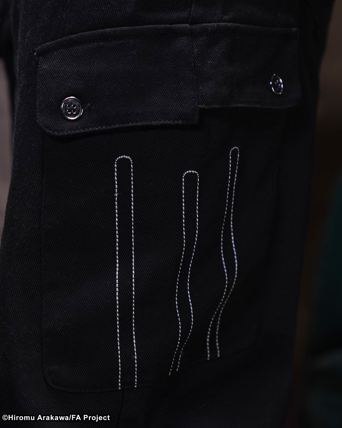 FMAB Ed deconstructed cargo pants 