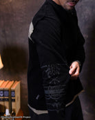 Fullmetal Alchemist black scar inspired asymmetrical Henley 