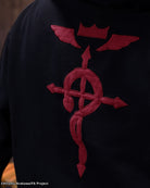 Fullmetal Alchemist Brotherhood Ed Asymmetrical black hoodie 