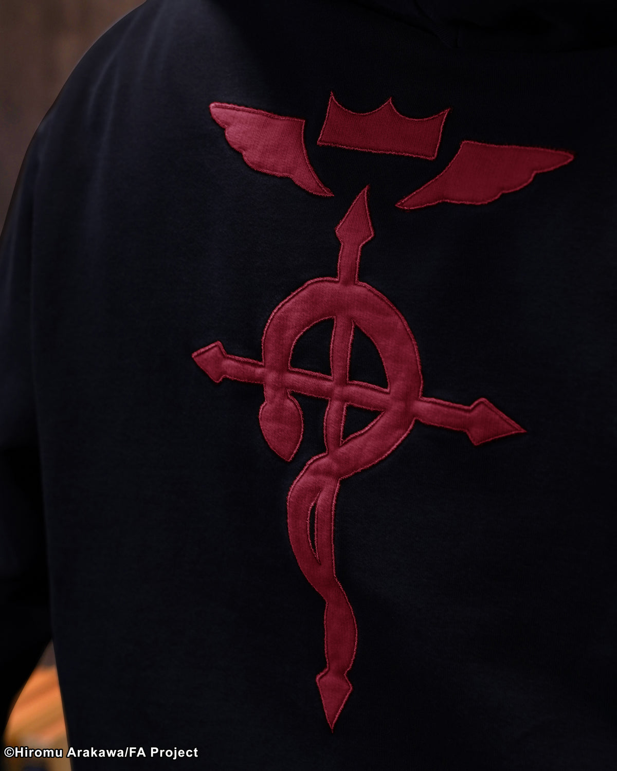 Fullmetal Alchemist Brotherhood Ed Asymmetrical black hoodie 
