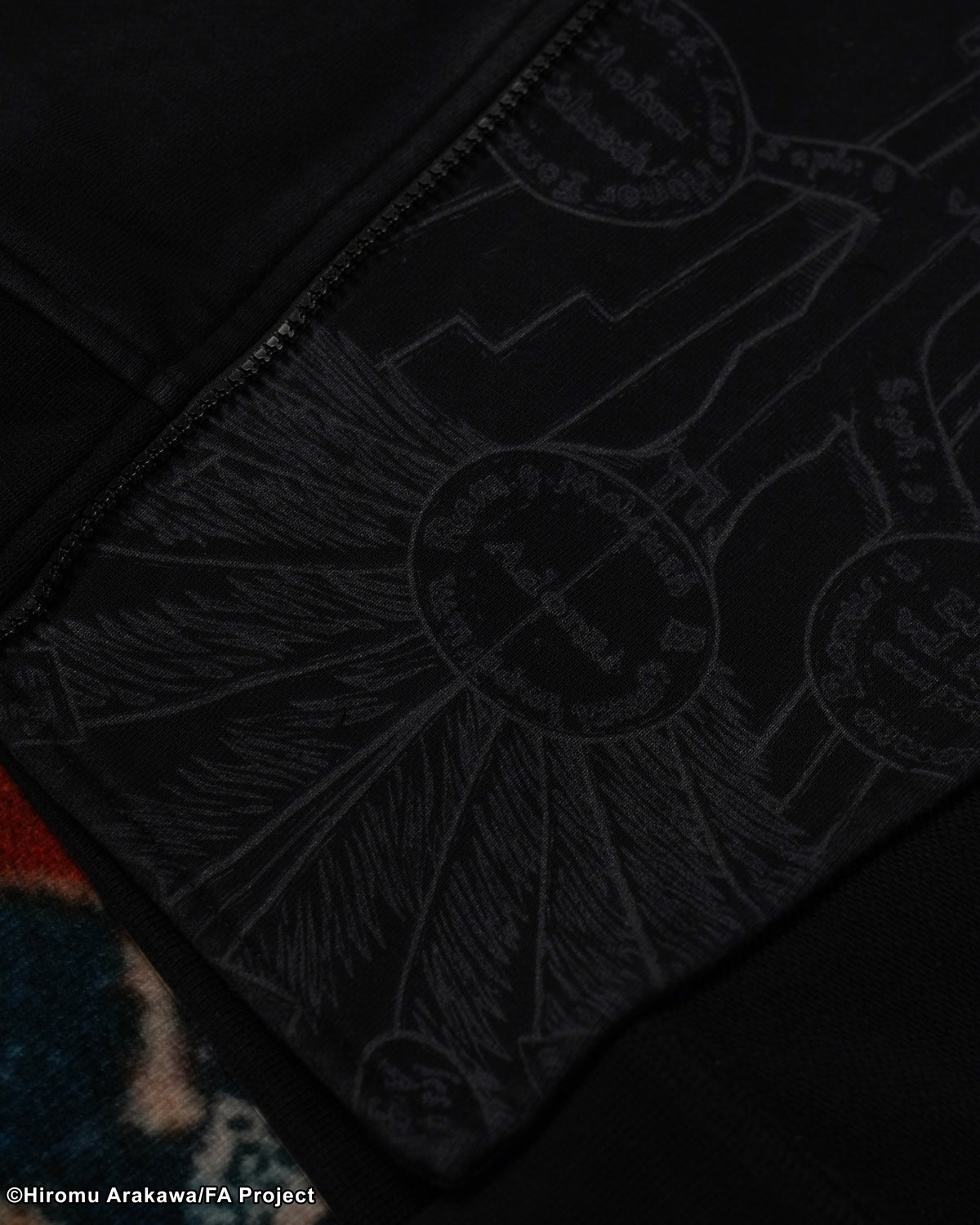 Fullmetal Alchemist Brotherhood Ed Asymmetrical black hoodie 