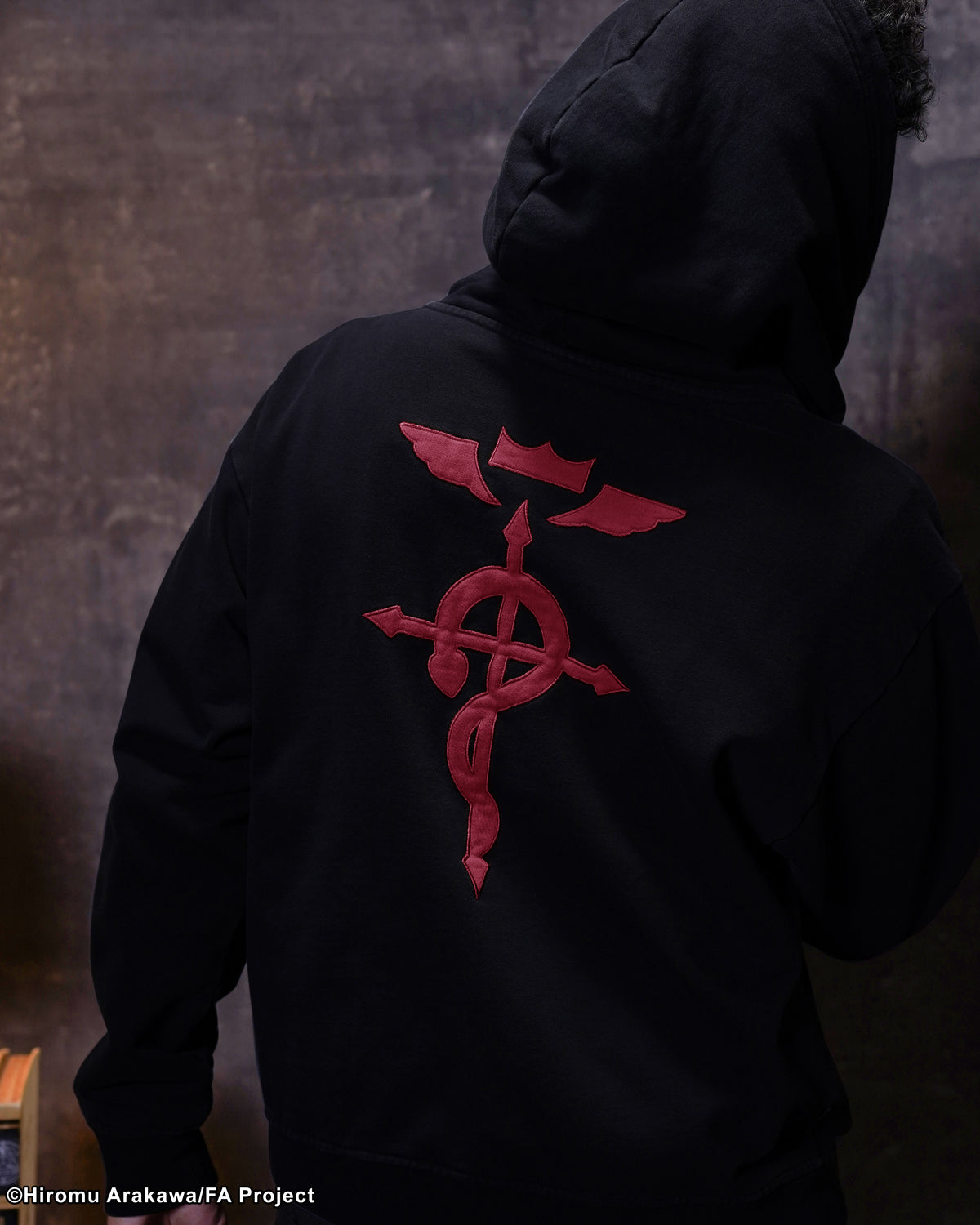 Fullmetal Alchemist Brotherhood Ed Asymmetrical black hoodie 